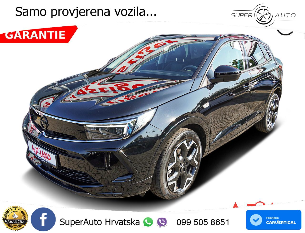 Opel Grandland 1.2i Turbo (130 KS) Automatic GS LED+GR SJED+ACC