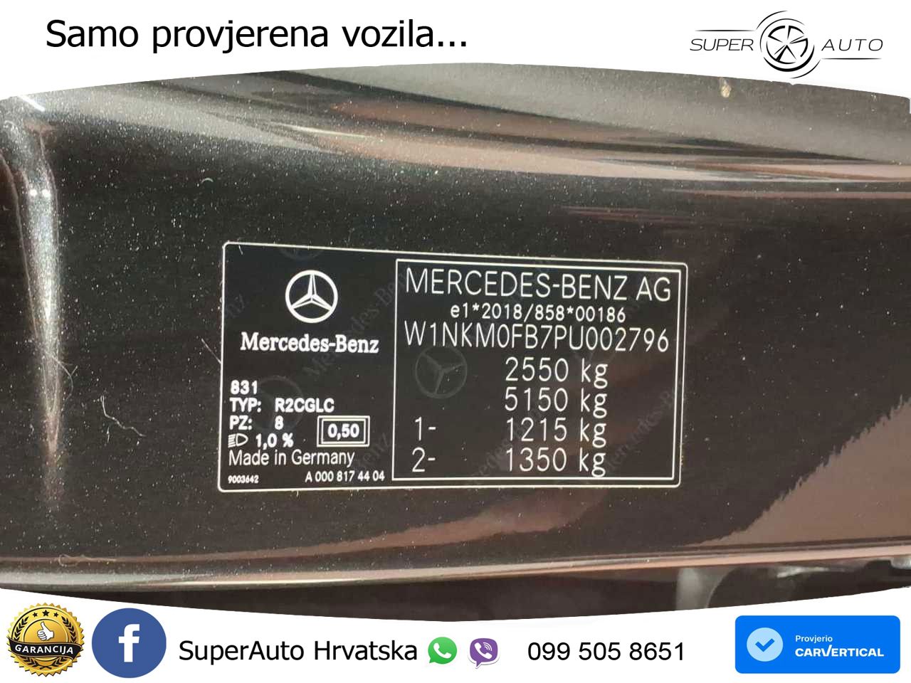 Mercedes GLC 220d (197 KS) 4MATIC 9G-TRONIC LED+GR SJED+ACC