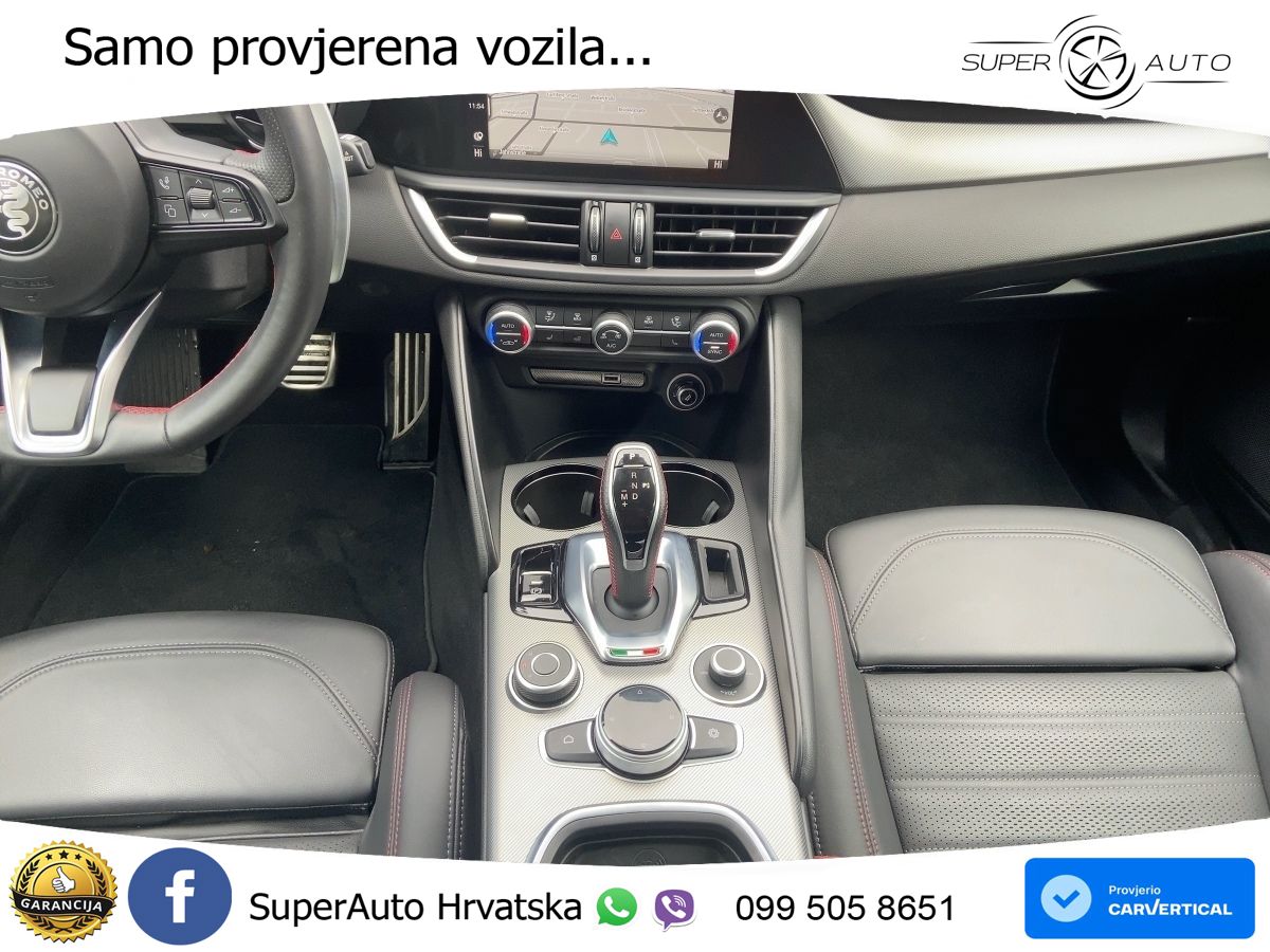 Alfa Romeo Giulia 2.0 Turbo (280 KS) Q4 Automatic LED+GR SJED+ACC