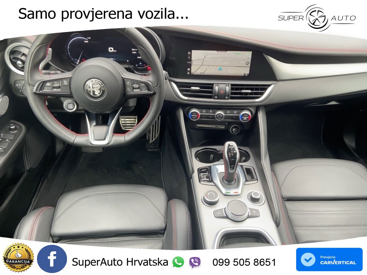 Alfa Romeo Giulia 2.0 Turbo (280 KS) Q4 Automatic LED+GR SJED+ACC