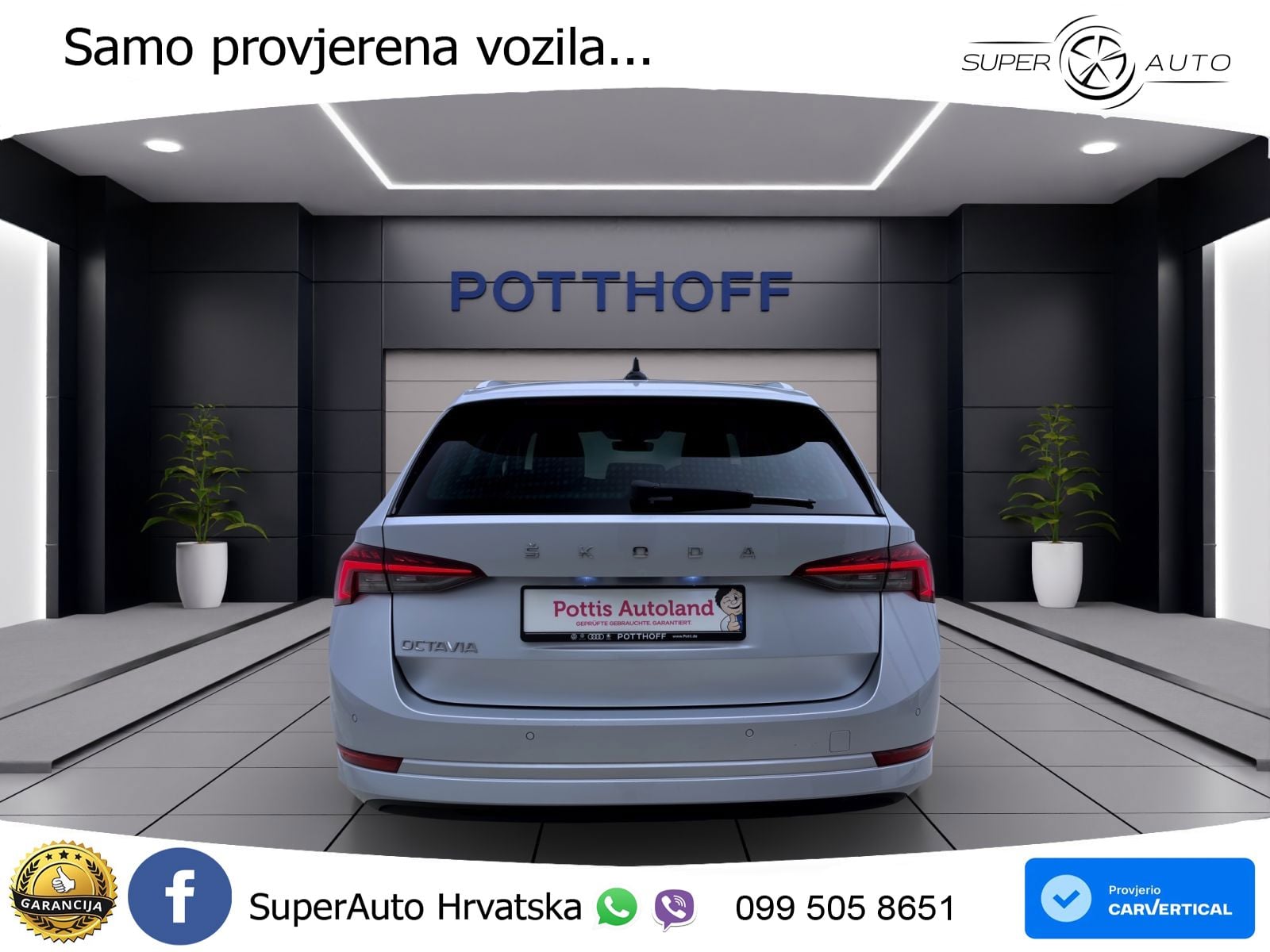 Škoda Octavia Combi 2.0 TDI (150 KS) DSG LED+GR SJED+ACC