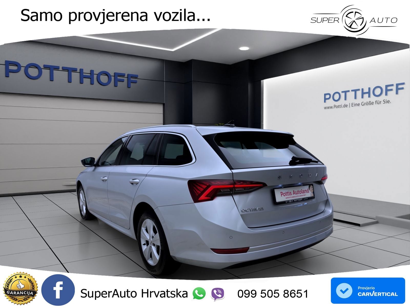 Škoda Octavia Combi 2.0 TDI (150 KS) DSG LED+GR SJED+ACC