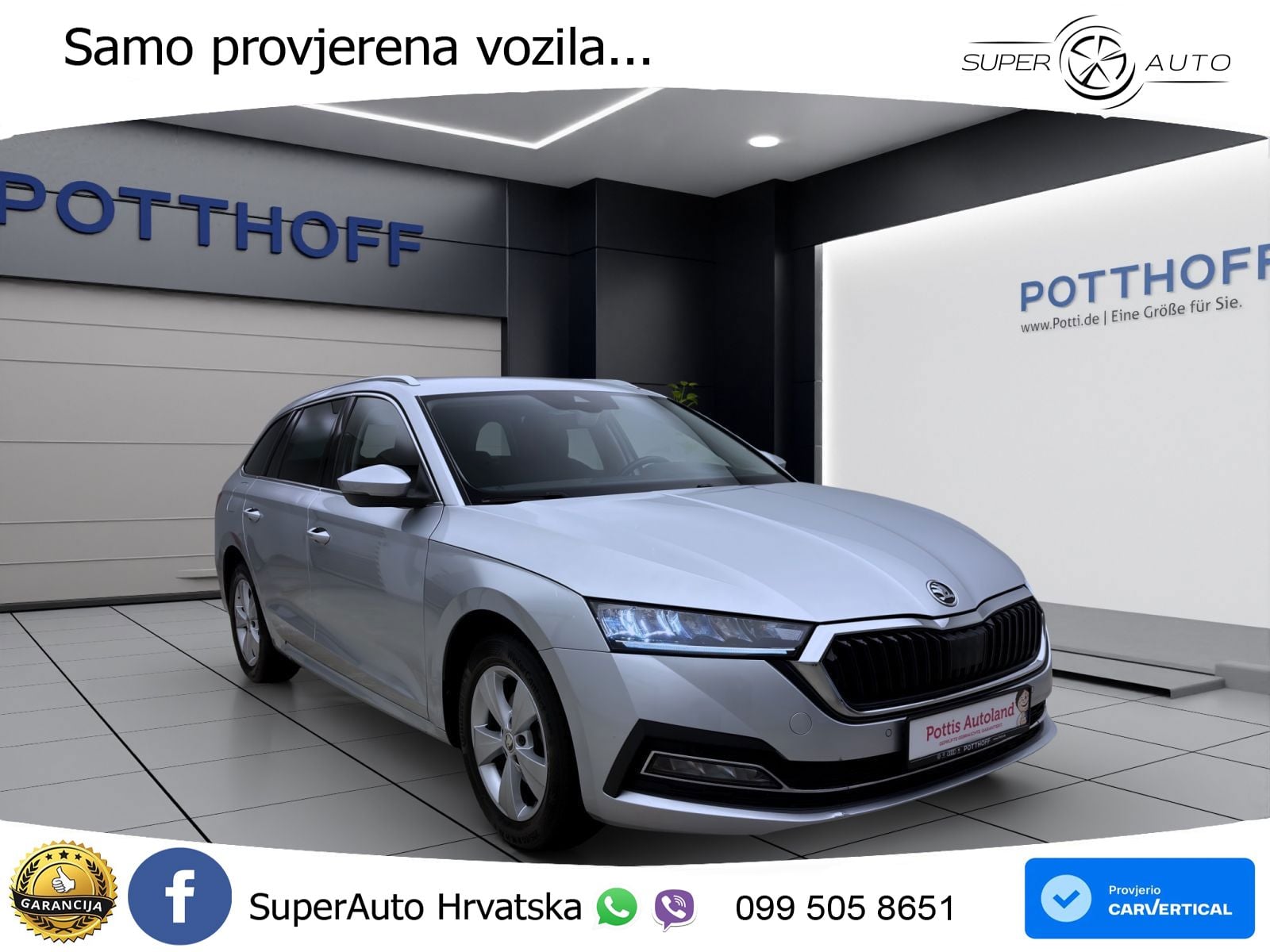 Škoda Octavia Combi 2.0 TDI (150 KS) DSG LED+GR SJED+ACC