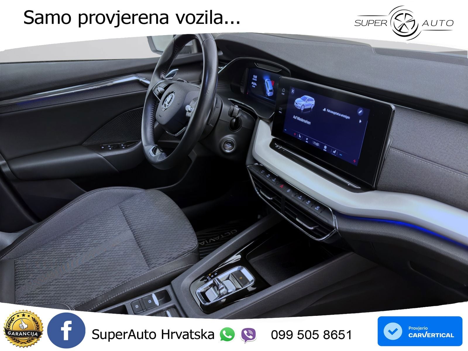 Škoda Octavia Combi 2.0 TDI (150 KS) DSG LED+GR SJED+ACC