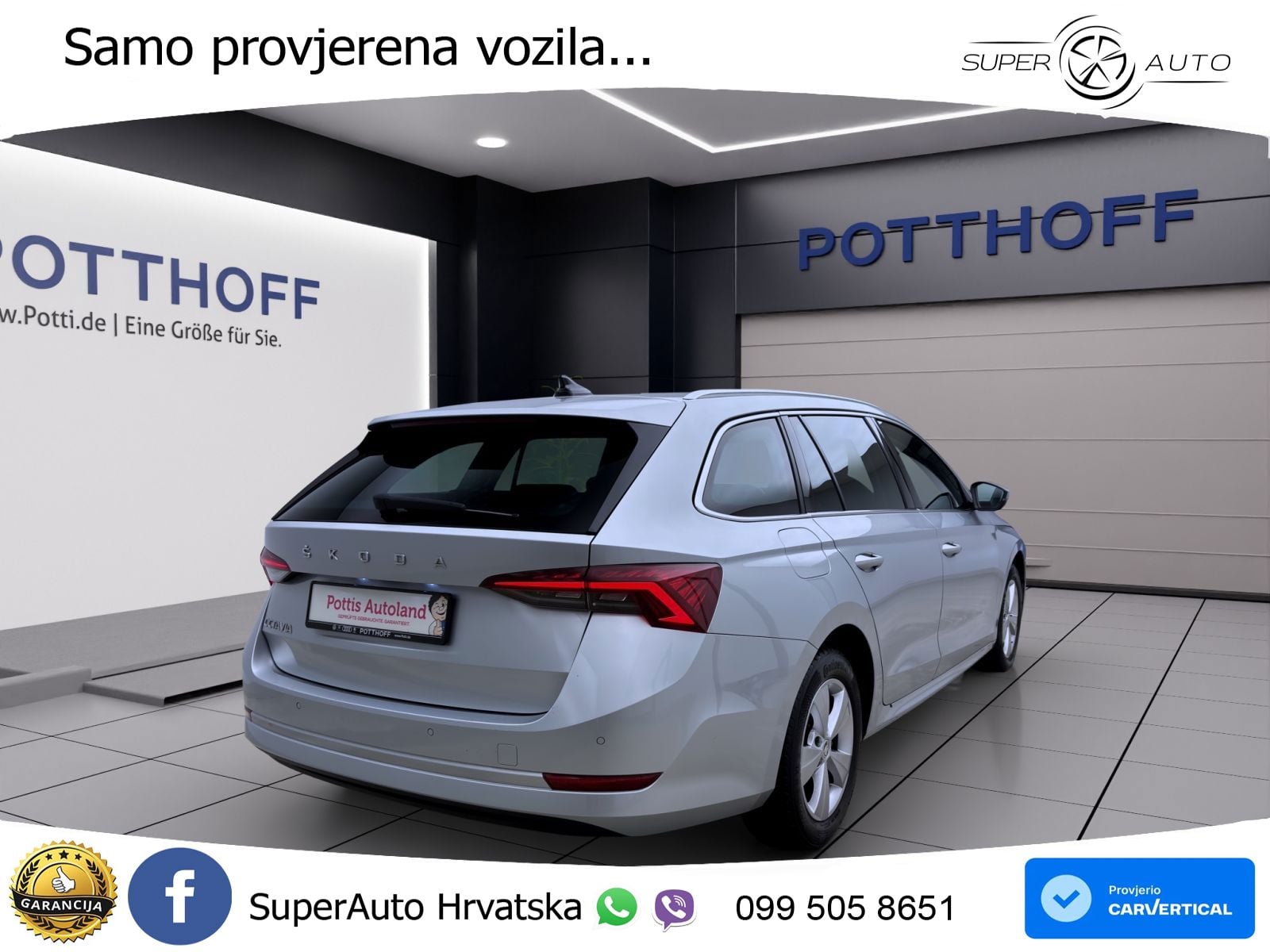 Škoda Octavia Combi 2.0 TDI (150 KS) DSG LED+GR SJED+ACC