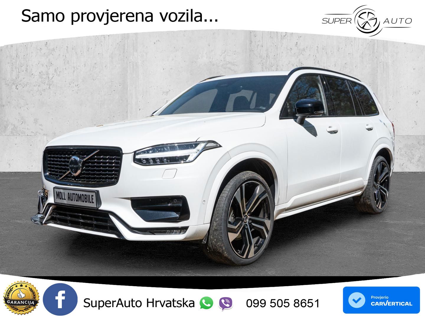 Volvo XC90 2.0 B5 Diesel AWD Automatic ACC+GR SJED+360+PANO