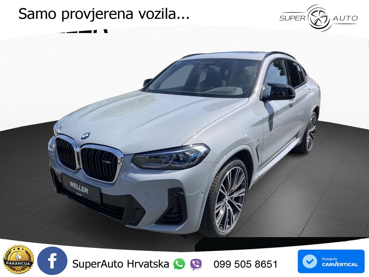 BMW X4 M40d (340 KS) xDrive Steptronic ACC+HEAD+GR SJED+360+PANO