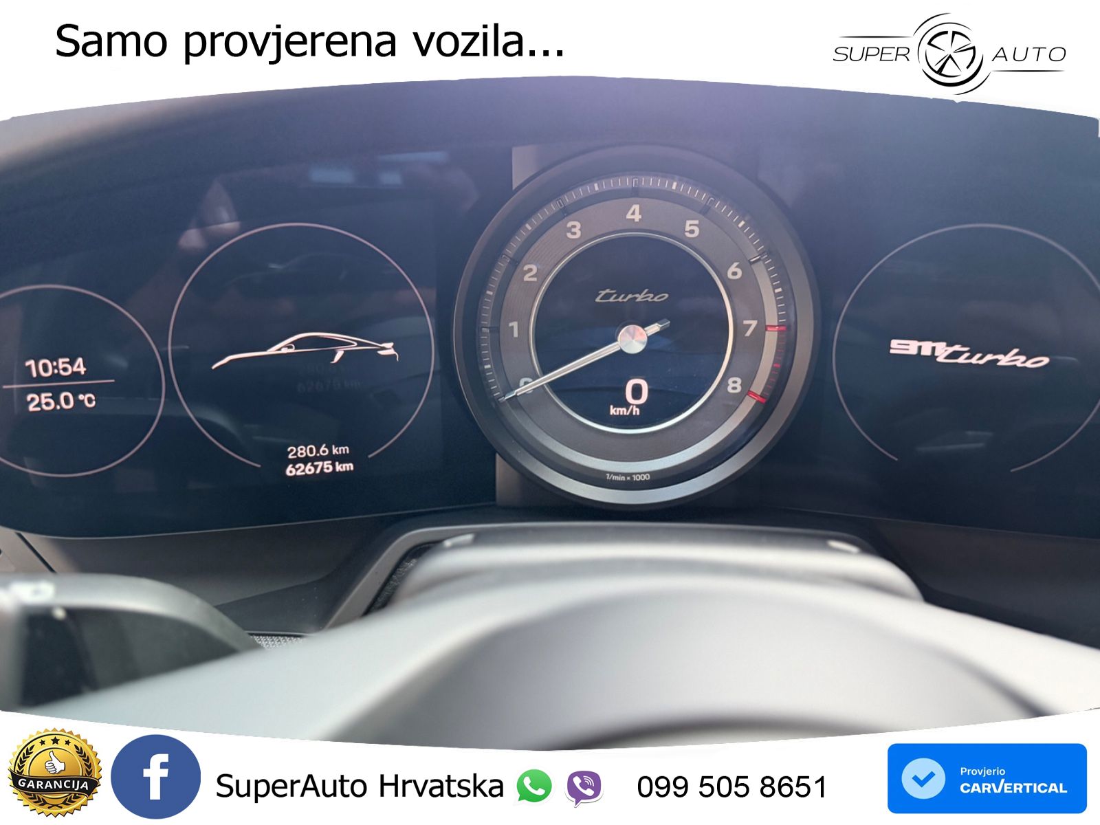 Porsche 911 Turbo 3.8 (580 KS) PDK LED+GR SJED+ACC