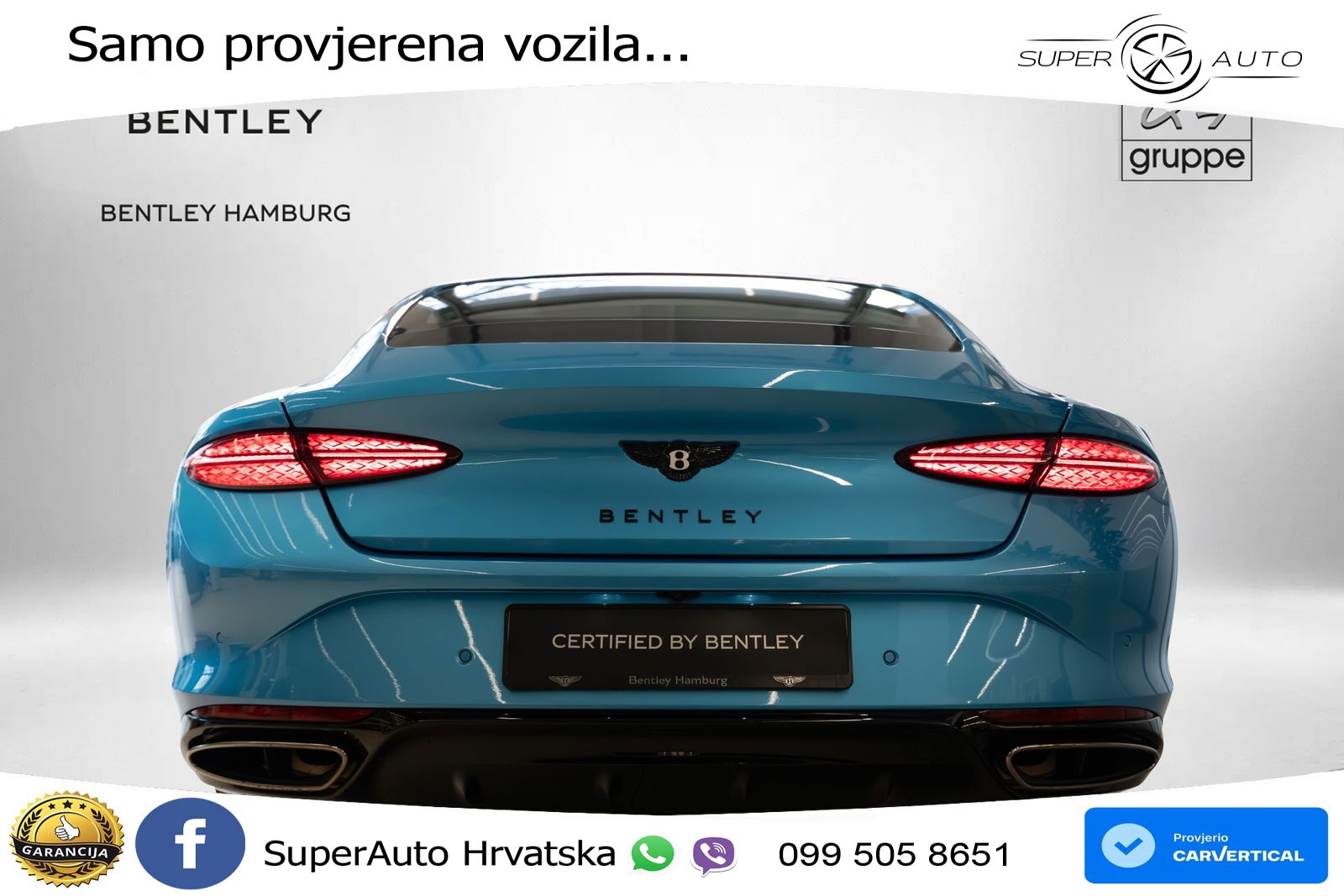 Bentley Continental GT IV 4.0 V8 TFSi (680 KS) AWD DCT LED+GR SJED+ACC