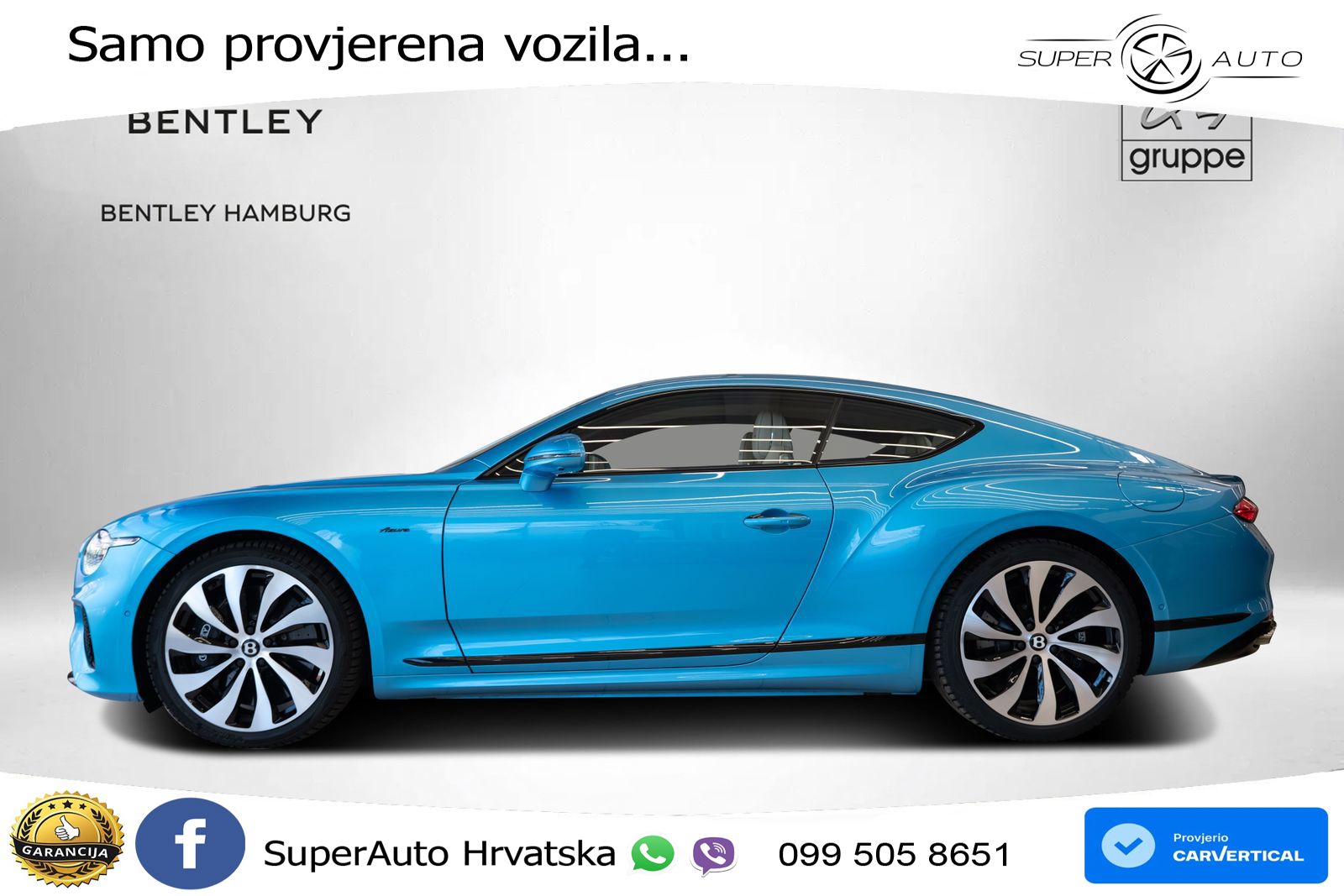 Bentley Continental GT IV 4.0 V8 TFSi (680 KS) AWD DCT LED+GR SJED+ACC