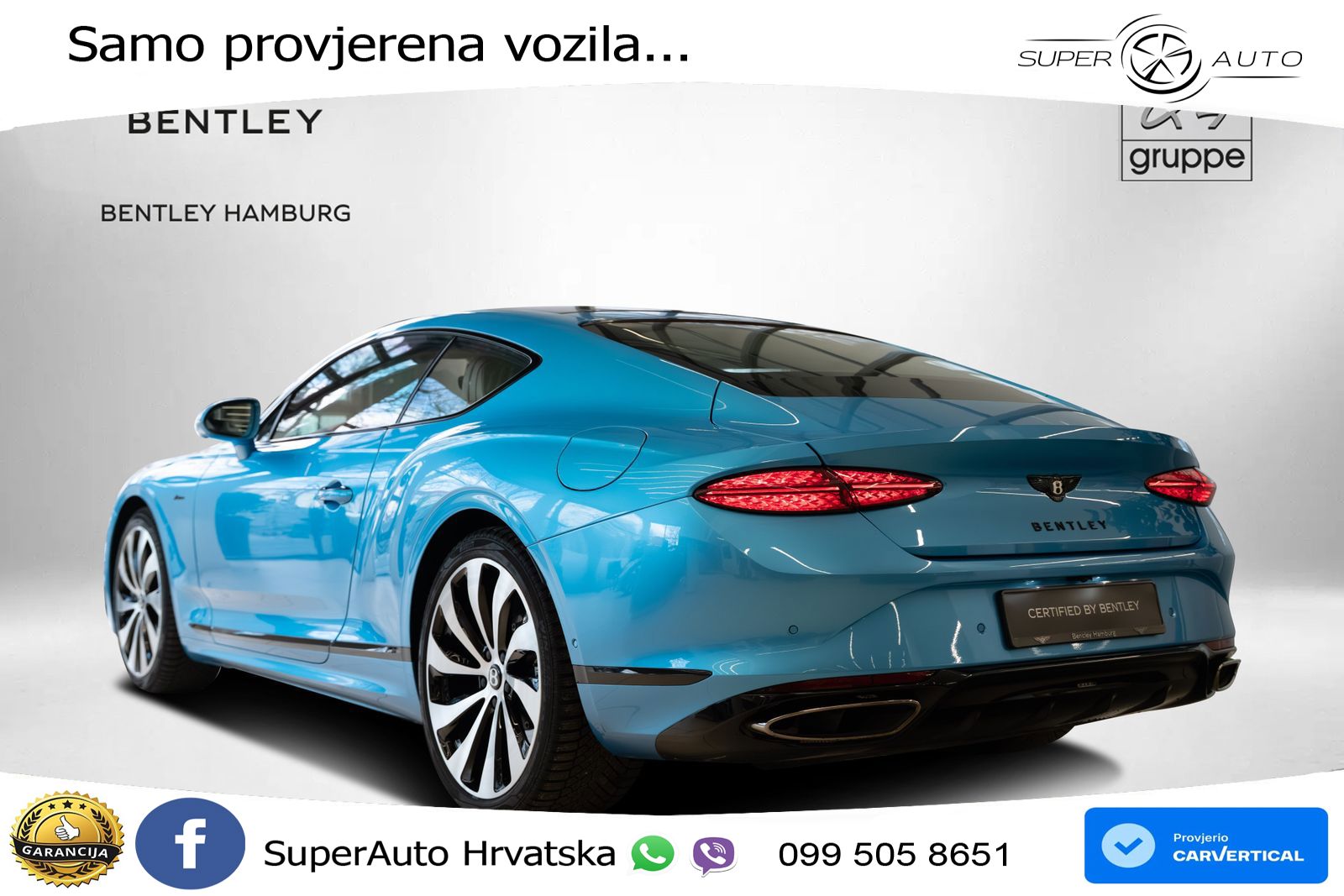 Bentley Continental GT IV 4.0 V8 TFSi (680 KS) AWD DCT LED+GR SJED+ACC