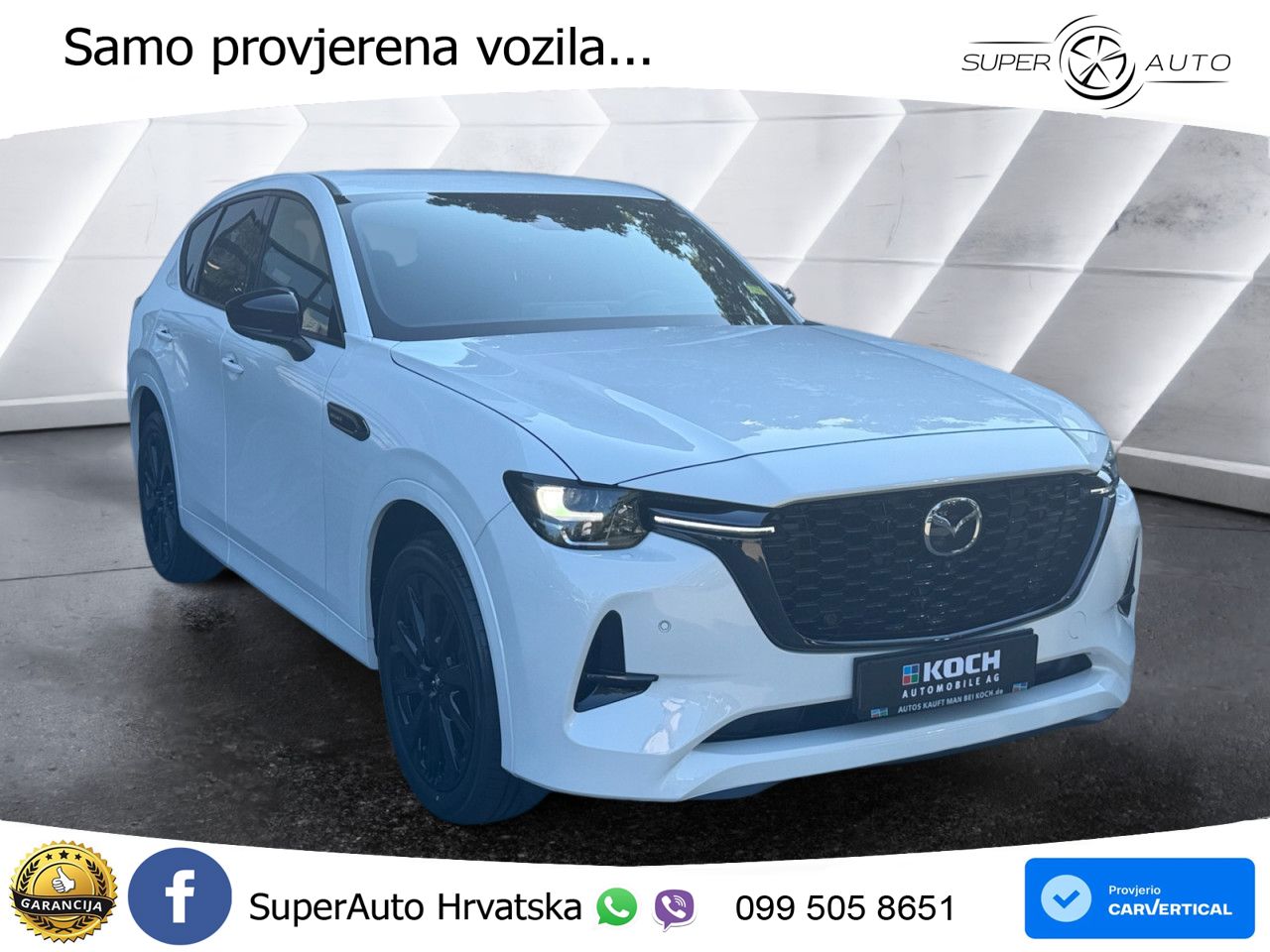 Mazda CX-60 3.3 e-Skyactiv D (254 KS) AWD Automatic LED+GR SJED+ACC