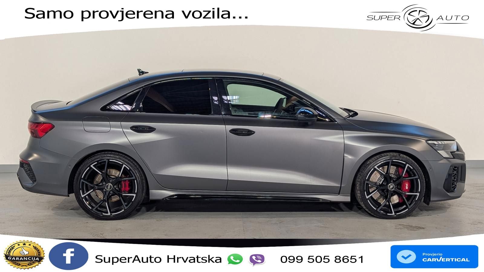 Audi RS3 Sedan 2.5 TFSI (400 KS) quattro S tronic MATRIX+GR SJED+KAM