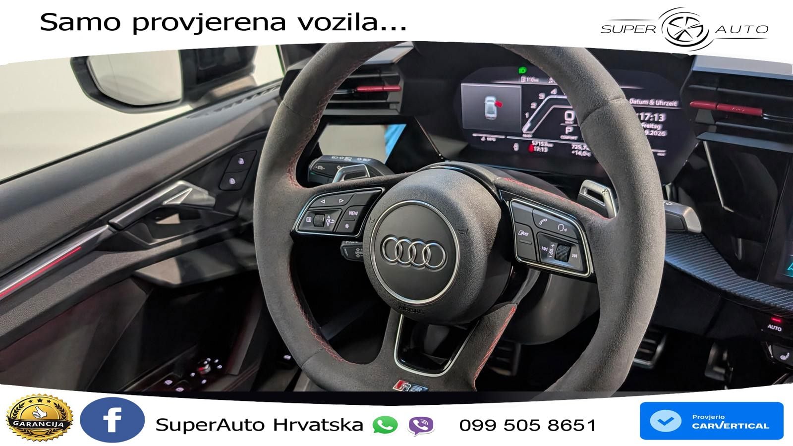 Audi RS3 Sedan 2.5 TFSI (400 KS) quattro S tronic MATRIX+GR SJED+KAM