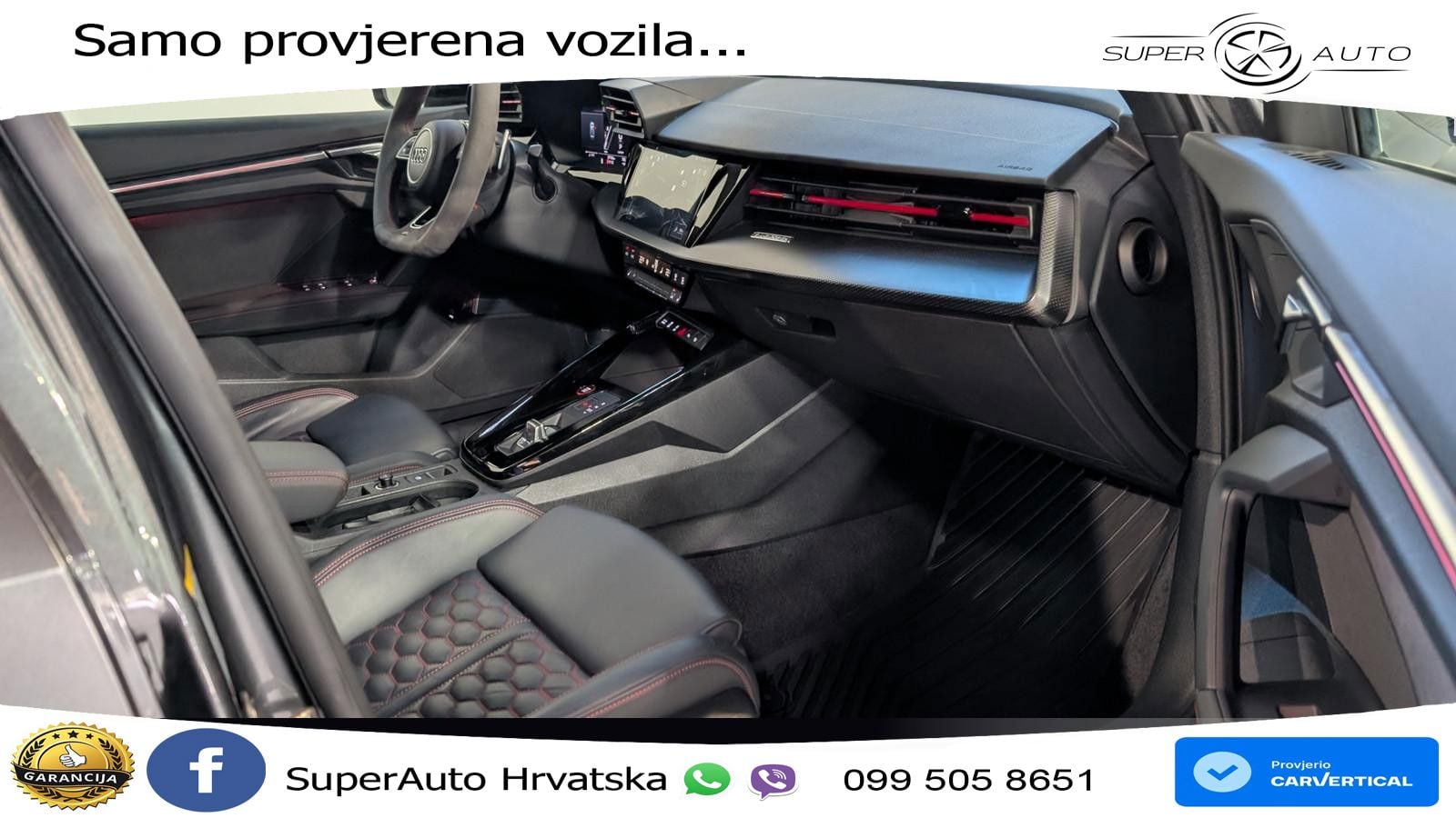 Audi RS3 Sedan 2.5 TFSI (400 KS) quattro S tronic MATRIX+GR SJED+KAM