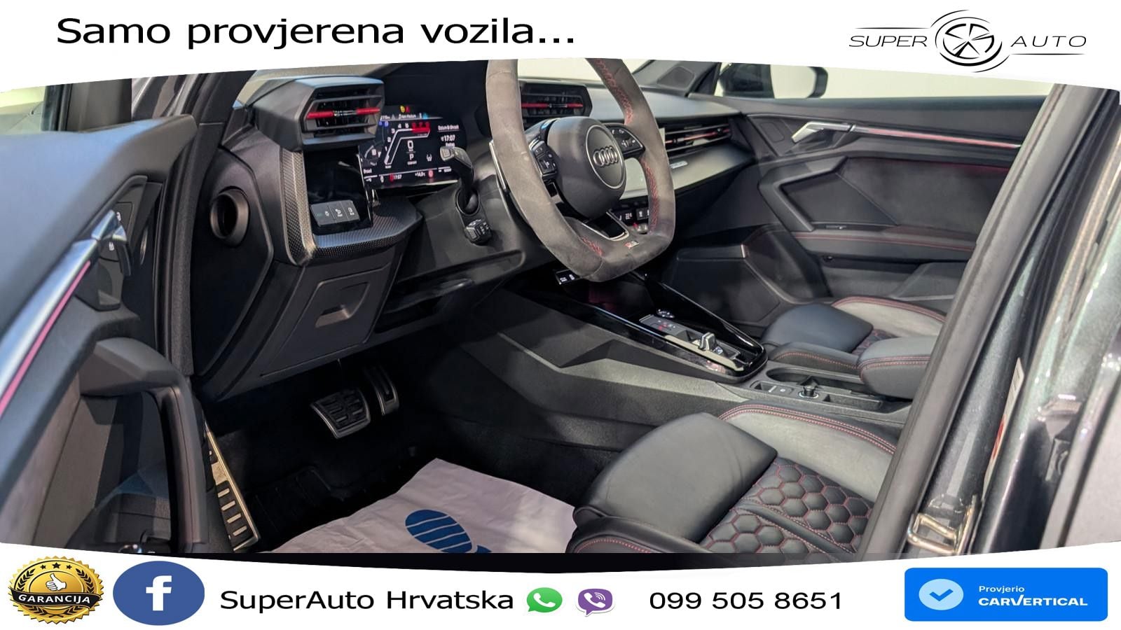 Audi RS3 Sedan 2.5 TFSI (400 KS) quattro S tronic MATRIX+GR SJED+KAM