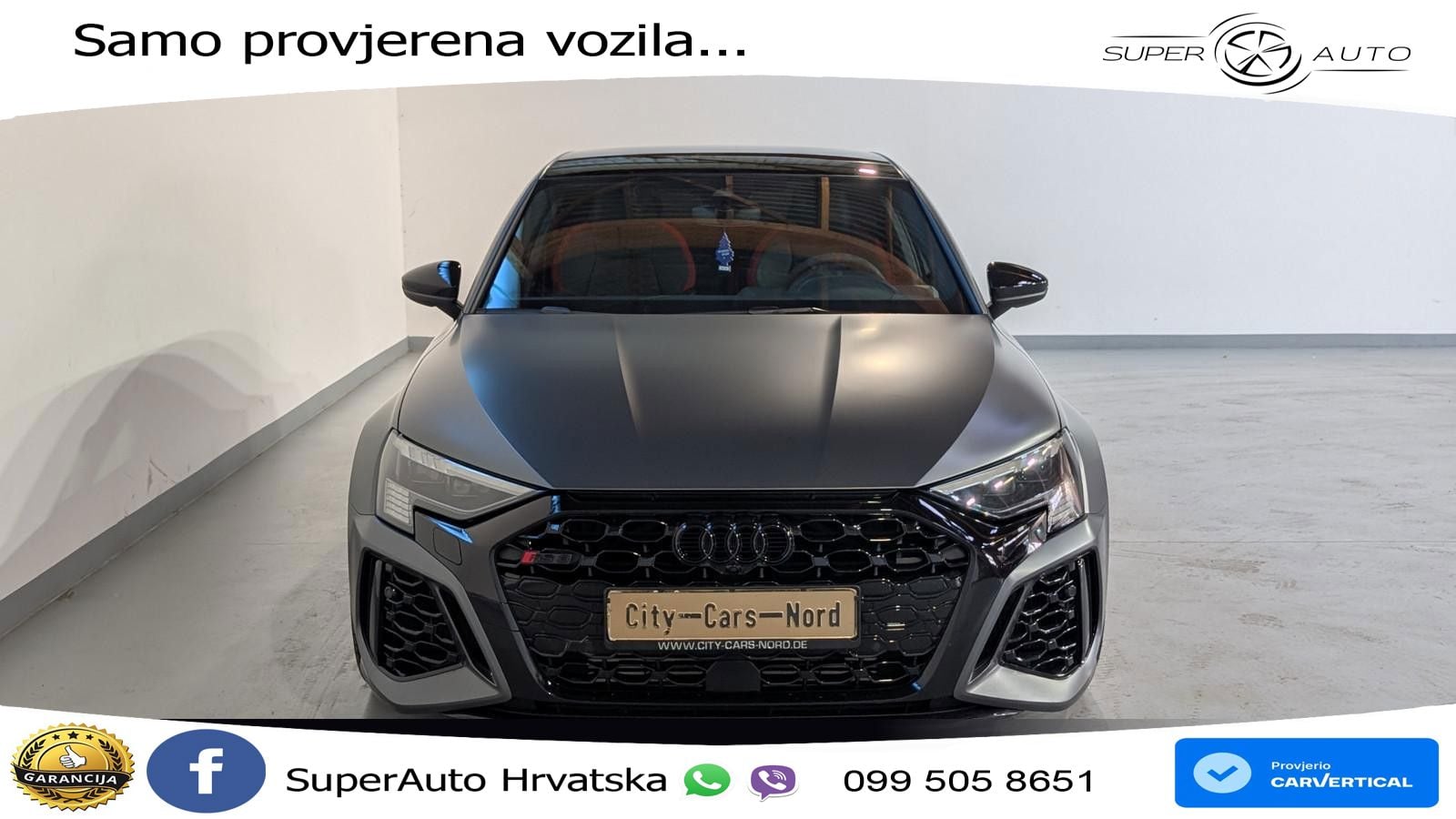 Audi RS3 Sedan 2.5 TFSI (400 KS) quattro S tronic MATRIX+GR SJED+KAM