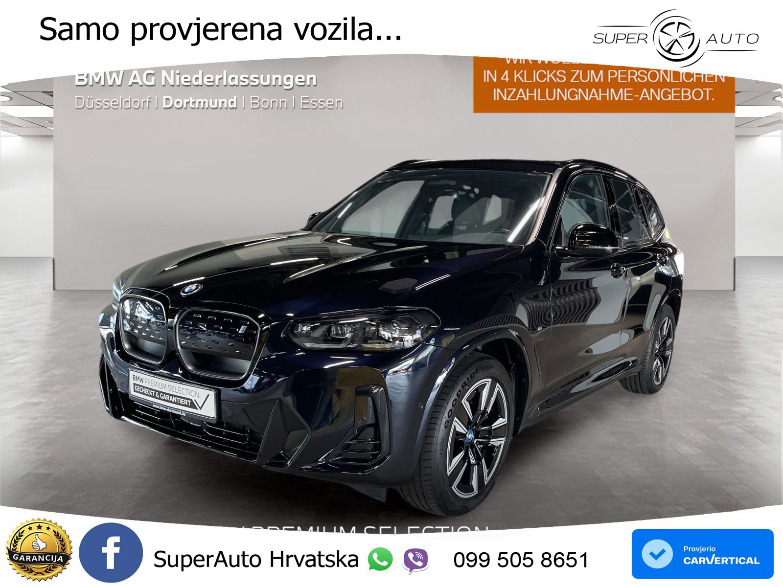 BMW iX3 80 kWh (286 KS)