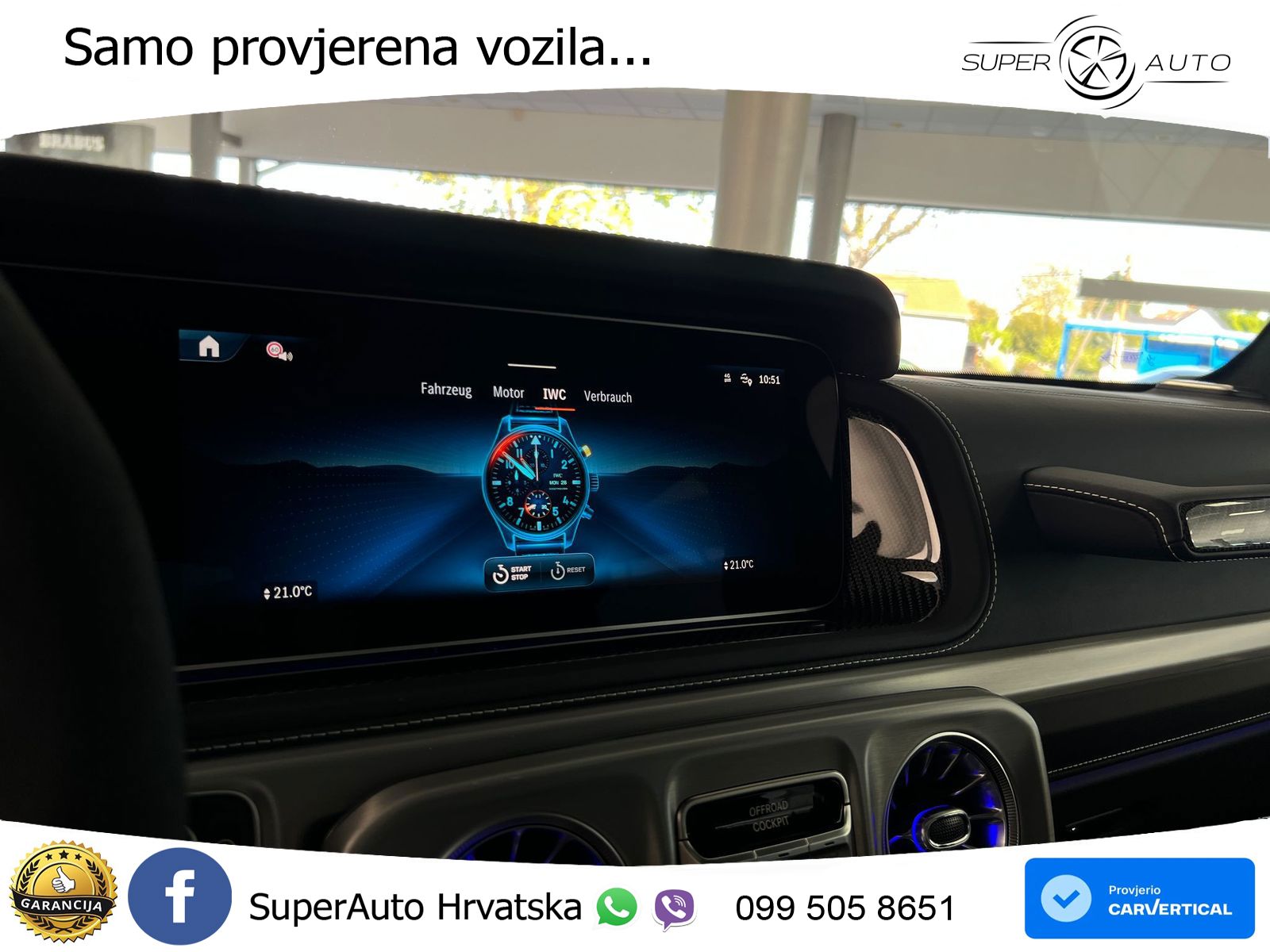 Mercedes AMG G 63 Long V8 (585 KS) 4MATIC 9G-TRONIC AMG SPEEDSHIFT TCT Manufaktur LED+GR SJED+ACC