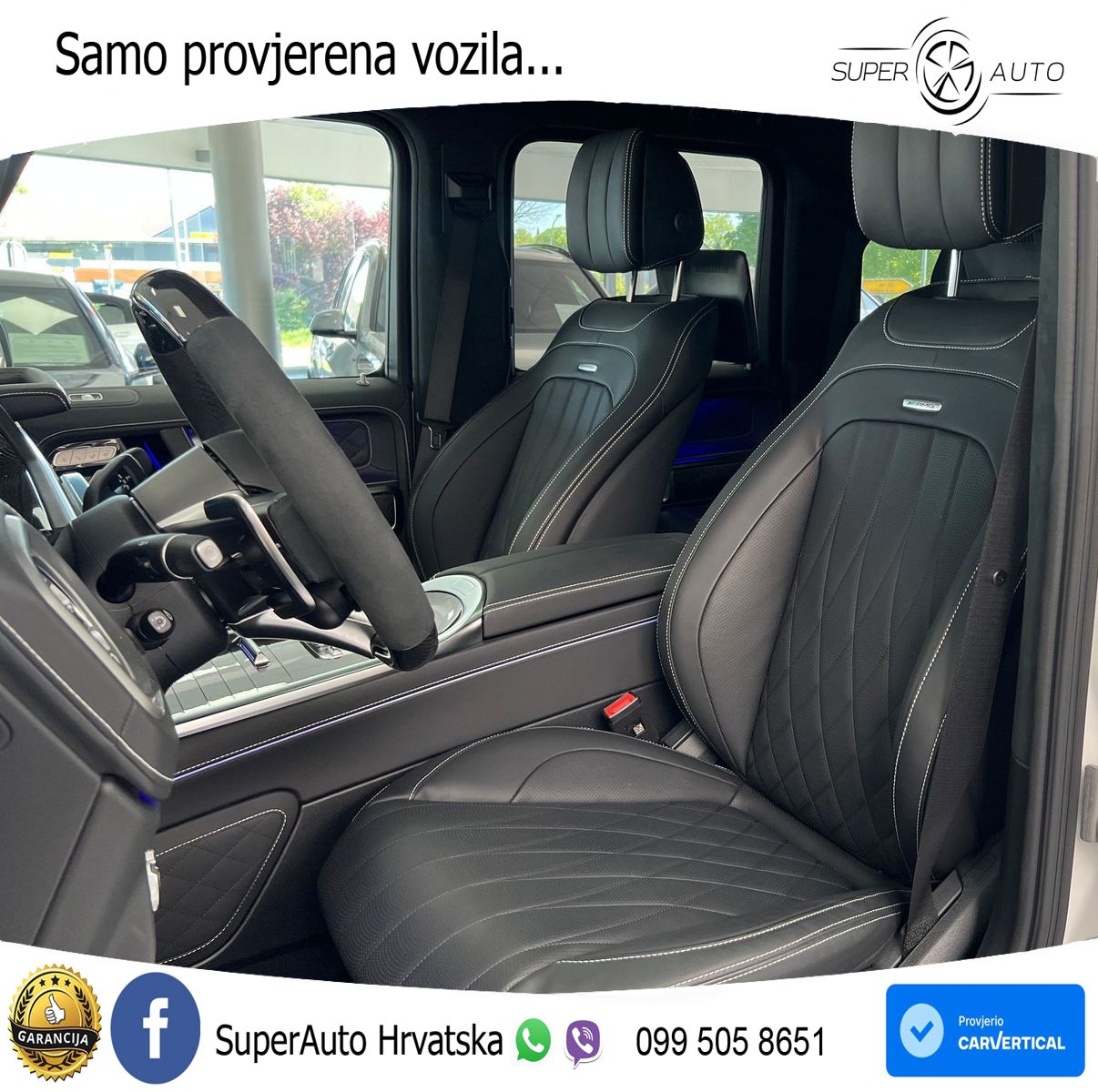 Mercedes AMG G 63 Long V8 (585 KS) 4MATIC 9G-TRONIC AMG SPEEDSHIFT TCT Manufaktur LED+GR SJED+ACC