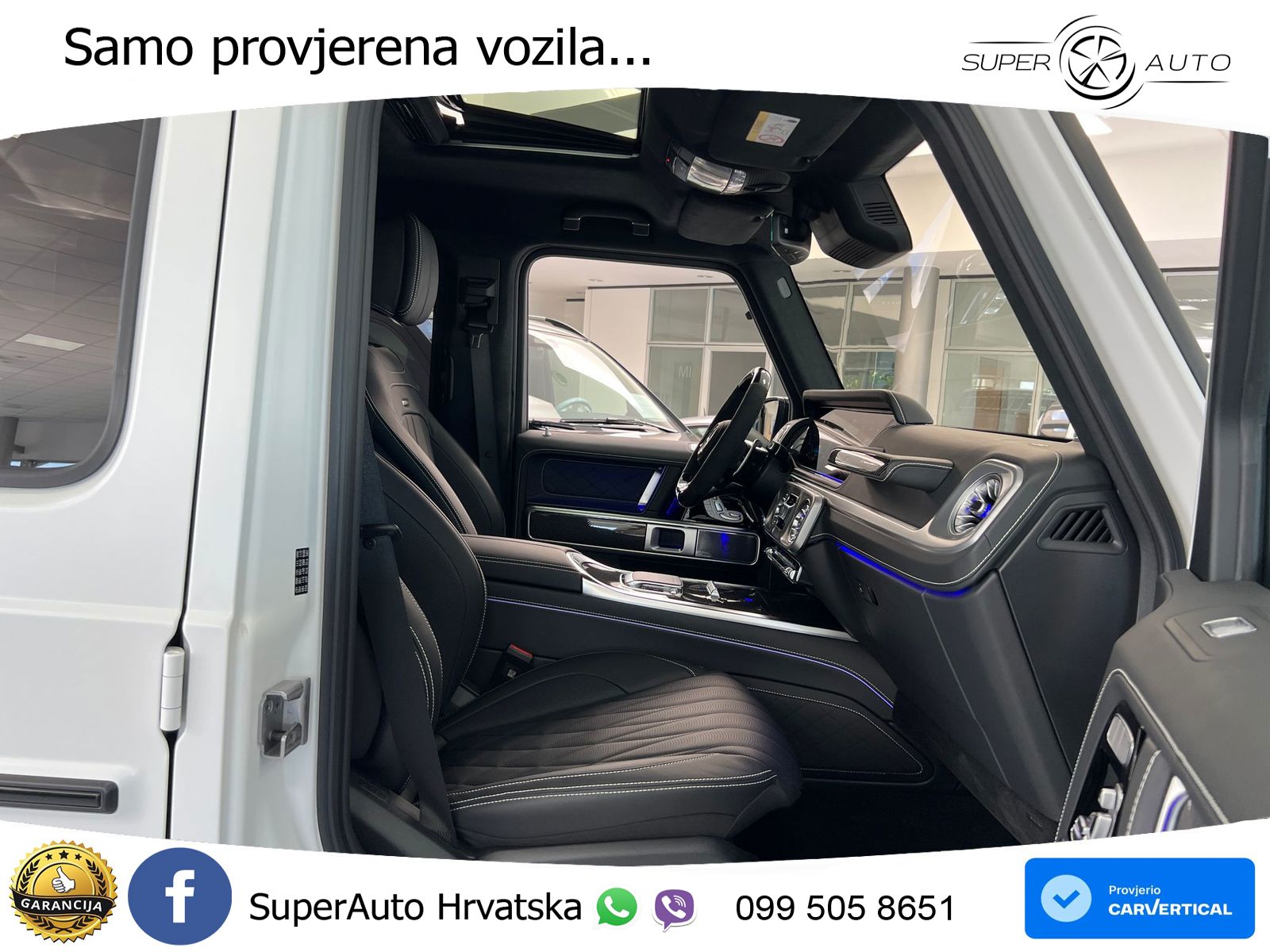 Mercedes AMG G 63 Long V8 (585 KS) 4MATIC 9G-TRONIC AMG SPEEDSHIFT TCT Manufaktur LED+GR SJED+ACC