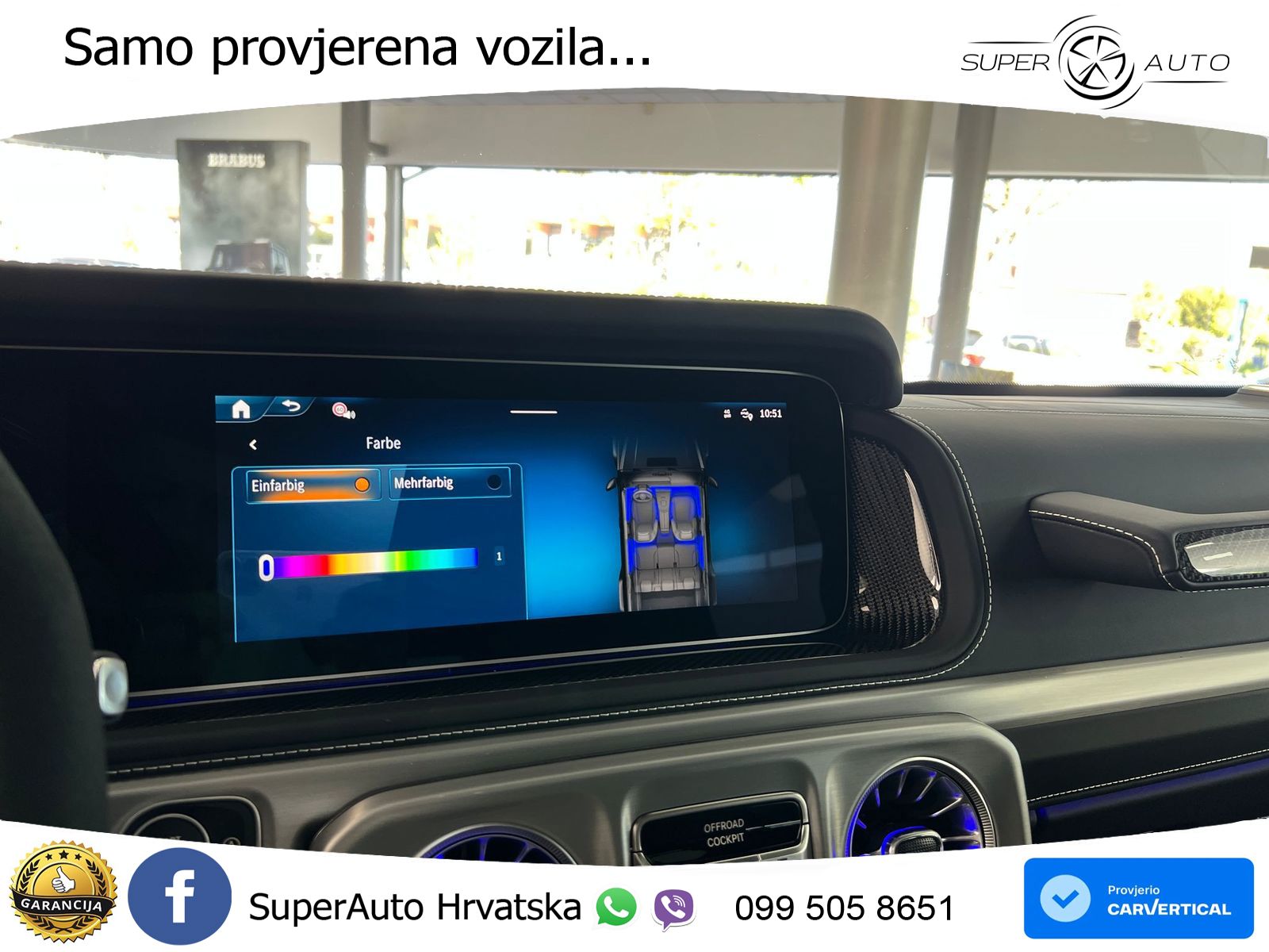 Mercedes AMG G 63 Long V8 (585 KS) 4MATIC 9G-TRONIC AMG SPEEDSHIFT TCT Manufaktur LED+GR SJED+ACC