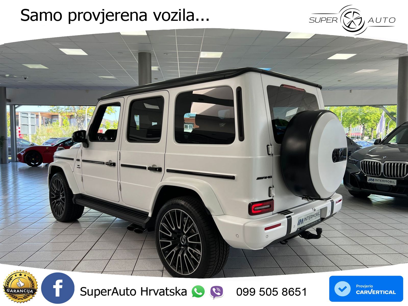 Mercedes AMG G 63 Long V8 (585 KS) 4MATIC 9G-TRONIC AMG SPEEDSHIFT TCT Manufaktur LED+GR SJED+ACC