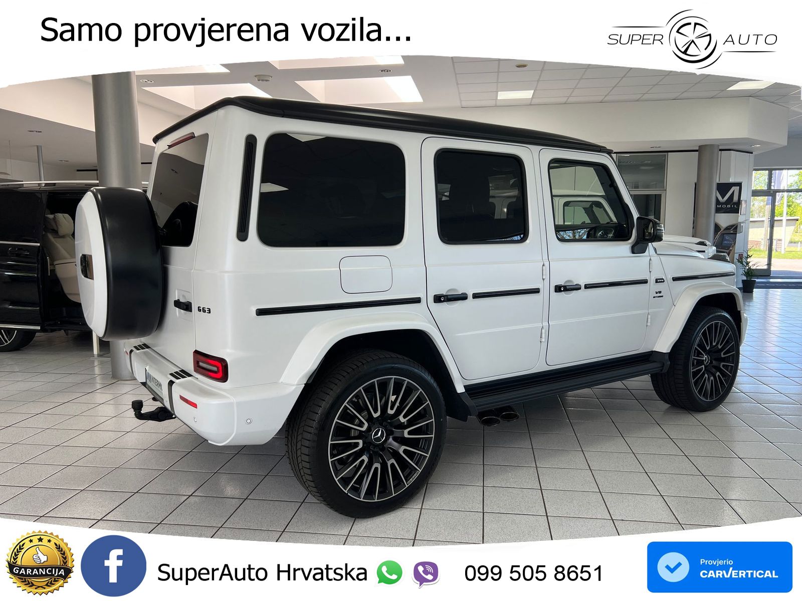 Mercedes AMG G 63 Long V8 (585 KS) 4MATIC 9G-TRONIC AMG SPEEDSHIFT TCT Manufaktur LED+GR SJED+ACC