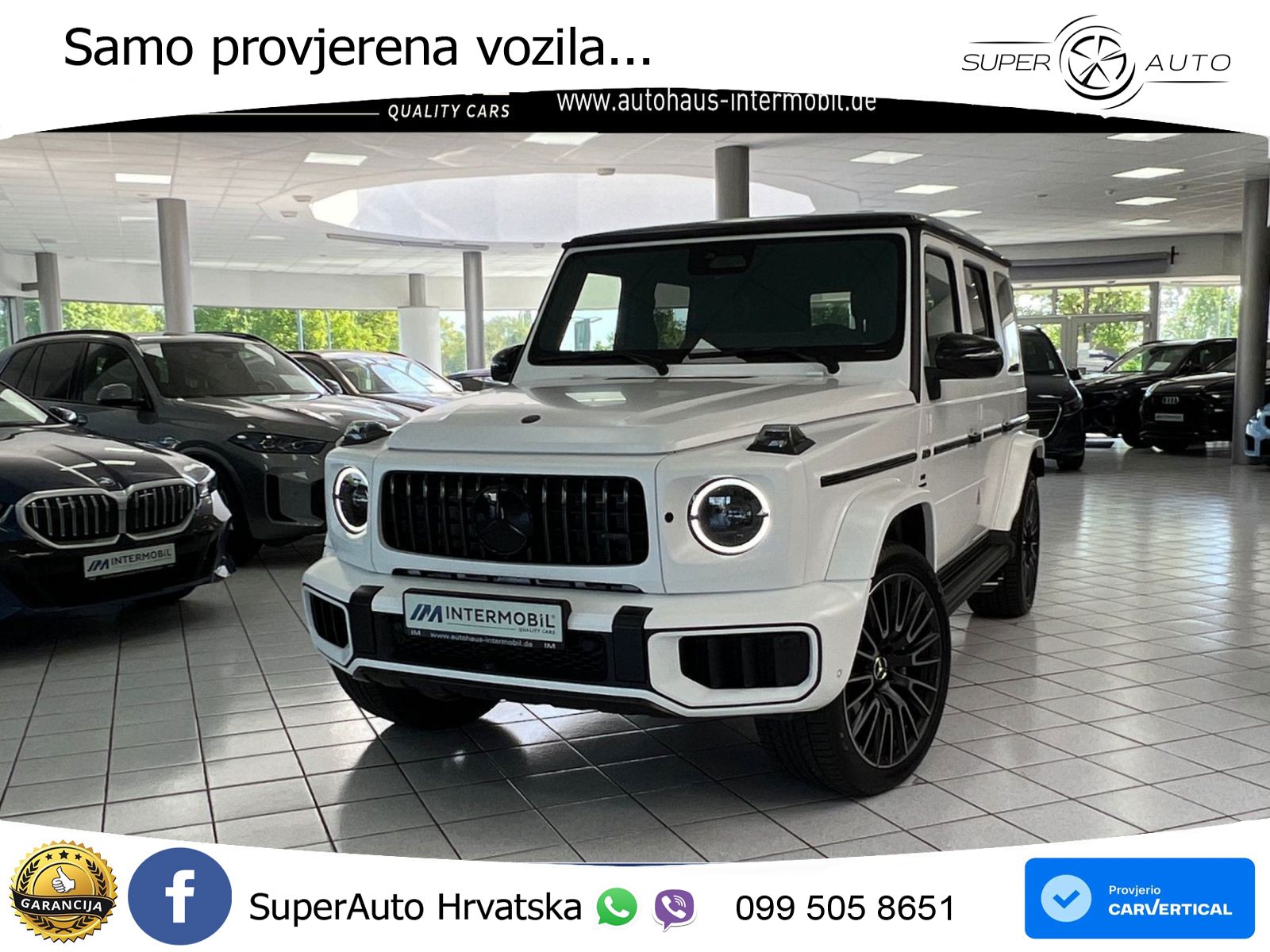 Mercedes AMG G 63 Long V8 (585 KS) 4MATIC 9G-TRONIC AMG SPEEDSHIFT TCT Manufaktur LED+GR SJED+ACC