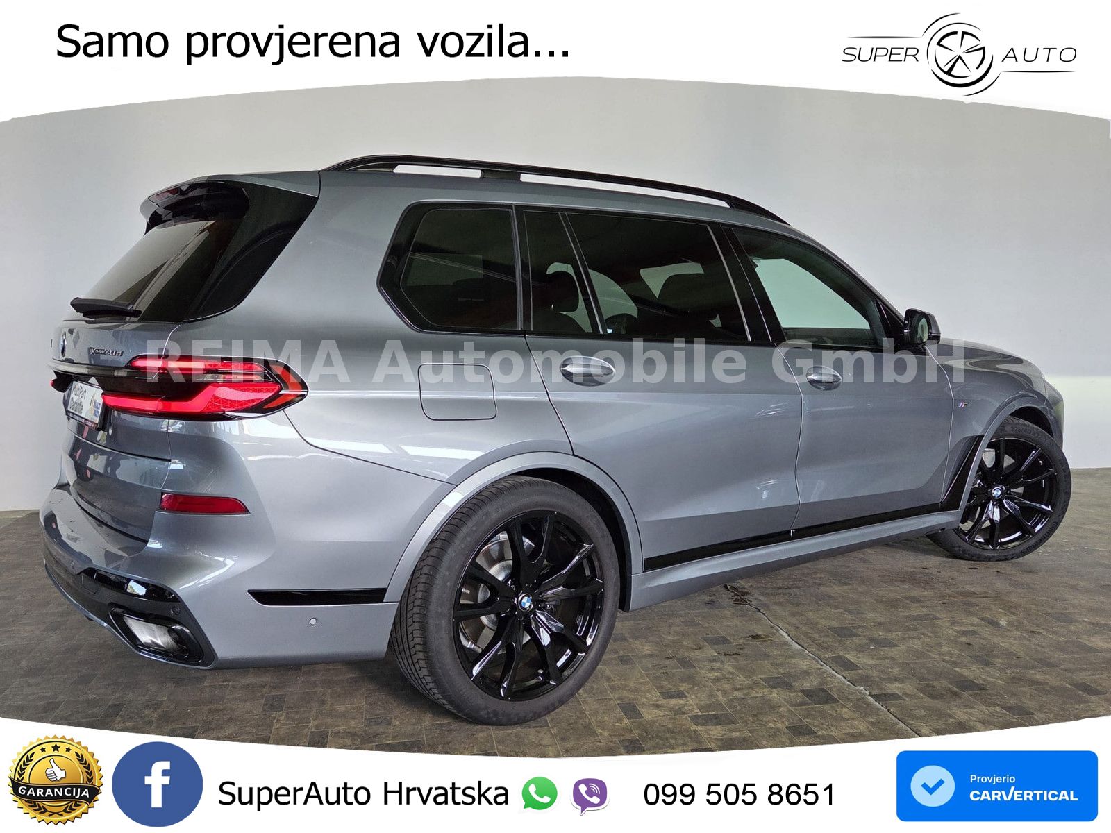 BMW X7 40d (352 KS) xDrive Steptronic M Sport ZRAČNI+ACC+GR SJED+KAM+PANO