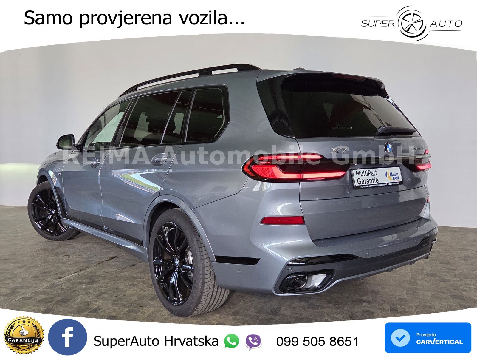 BMW X7 40d (352 KS) xDrive Steptronic M Sport ZRAČNI+ACC+GR SJED+KAM+PANO