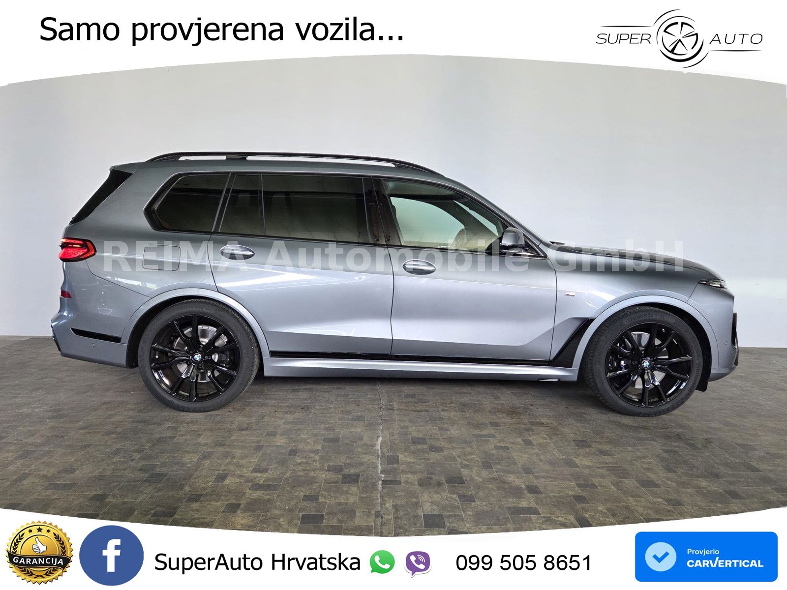 BMW X7 40d (352 KS) xDrive Steptronic M Sport ZRAČNI+ACC+GR SJED+KAM+PANO