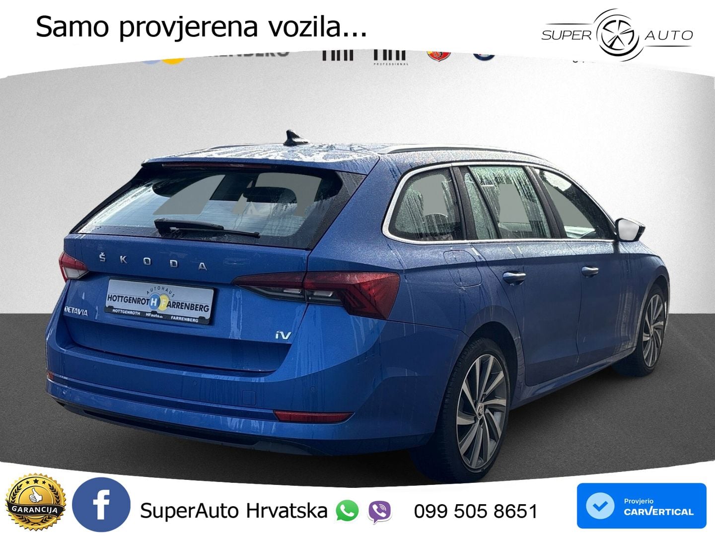 Škoda Octavia Combi iV 1.4 TSI (204 KS) DSG LED+GR SJED+ACC