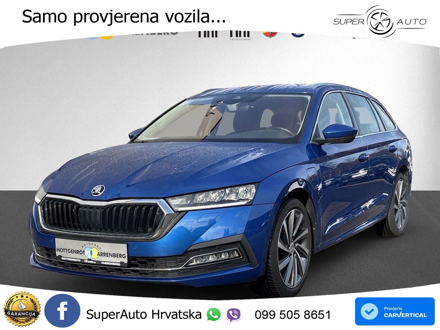 Škoda Octavia Combi iV 1.4 TSI (204 KS) DSG LED+GR SJED+ACC