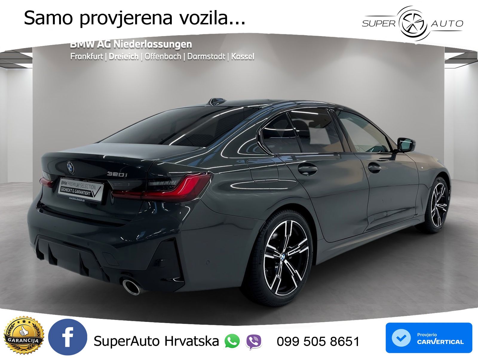 BMW 320i (184 KS) Steptronic M Sport LED+GR SJED+ACC