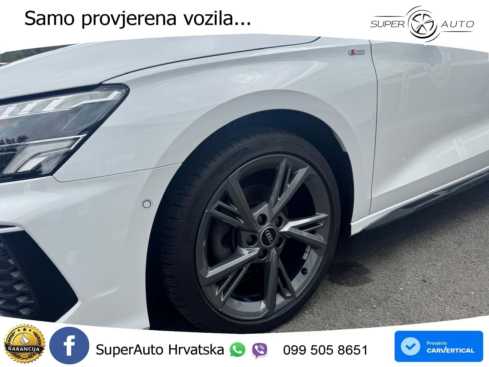 Audi A3 35 TFSI (150 KS) S line LED+GR SJED+ACC