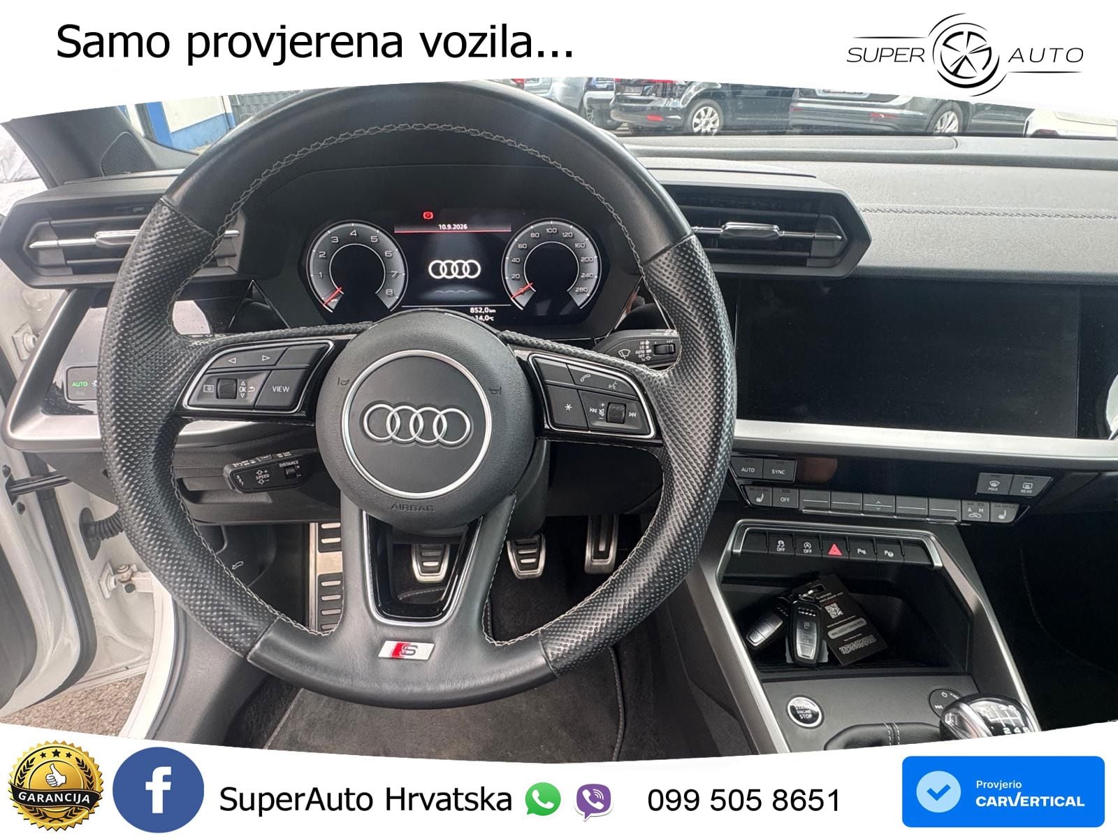 Audi A3 35 TFSI (150 KS) S line LED+GR SJED+ACC