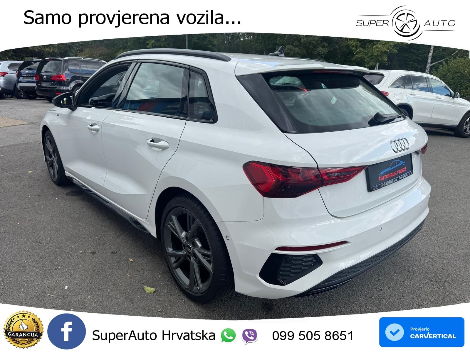 Audi A3 35 TFSI (150 KS) S line LED+GR SJED+ACC