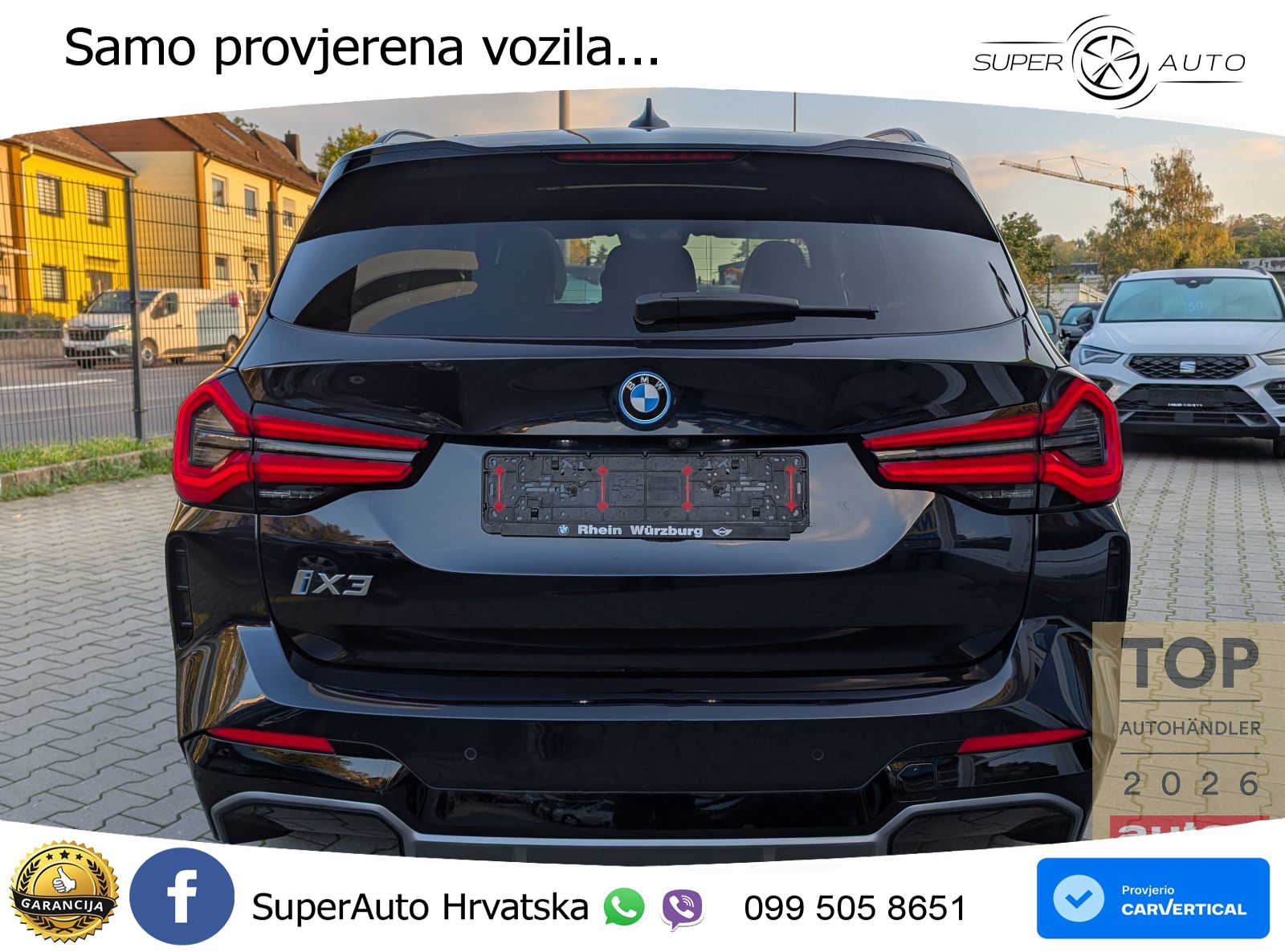 BMW iX3 80 kWh (286 KS) M Sport ACC+HEAD+GR SJED+360+PANO