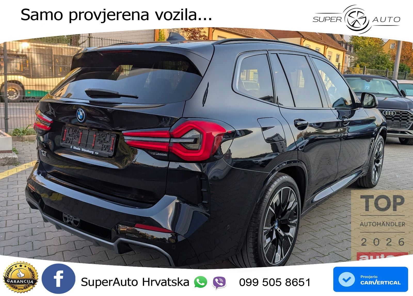 BMW iX3 80 kWh (286 KS) M Sport ACC+HEAD+GR SJED+360+PANO