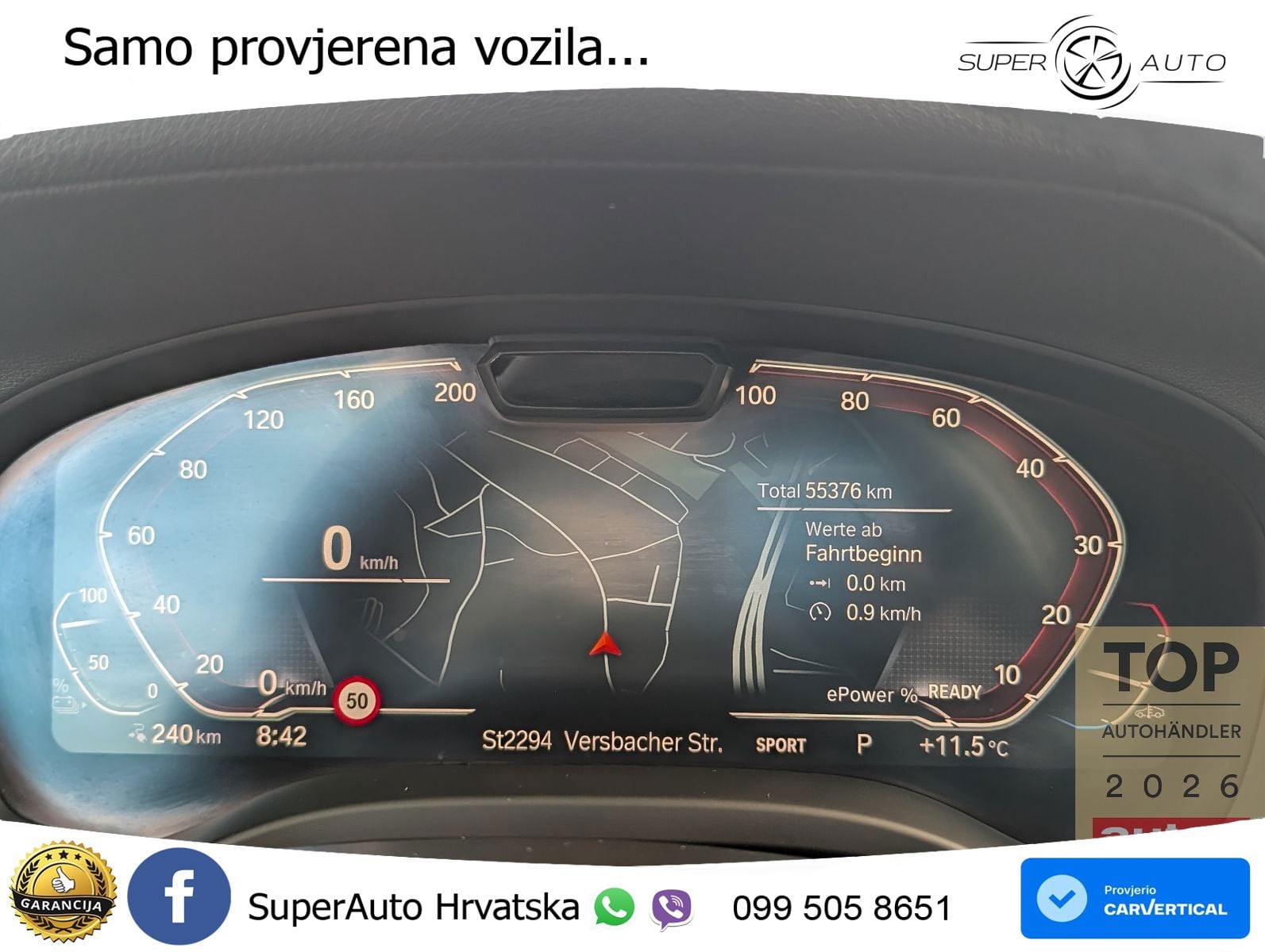 BMW iX3 80 kWh (286 KS) M Sport ACC+HEAD+GR SJED+360+PANO