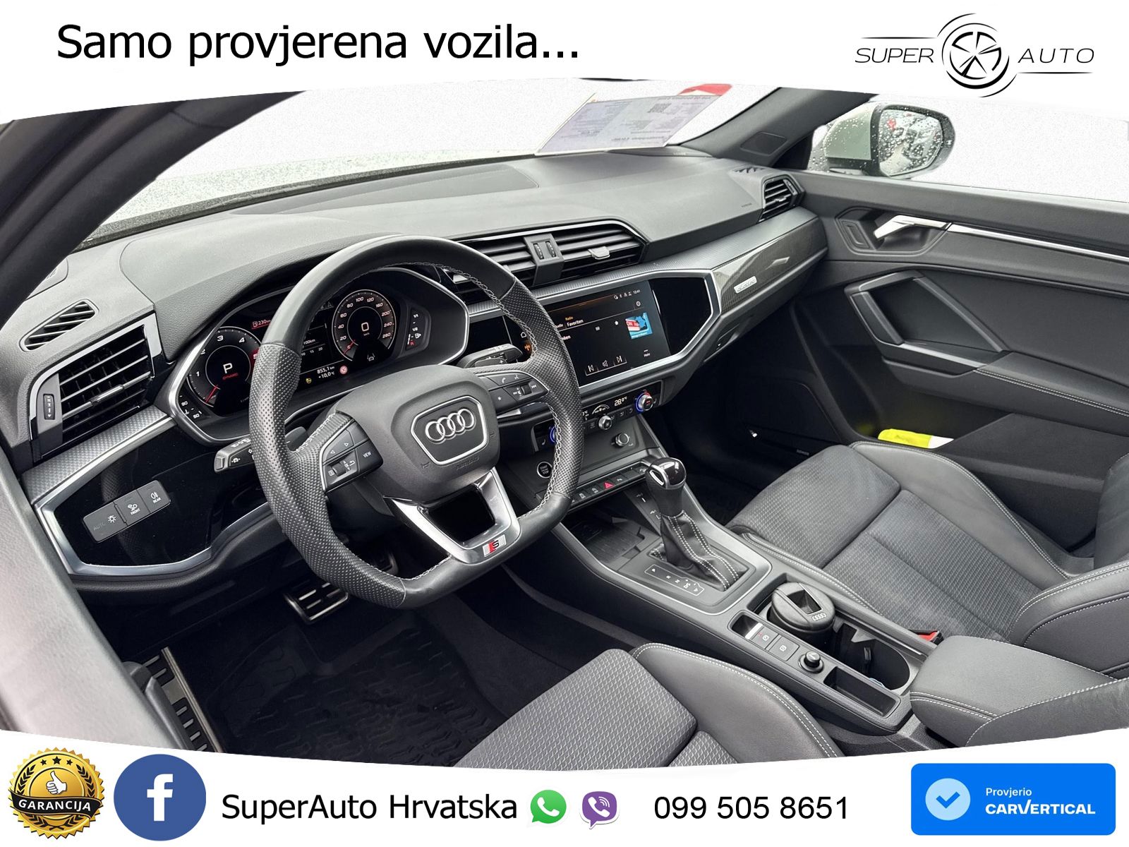 Audi Q3 Sportback 40 TDI (200 KS) quattro S tronic S line LED+GR SJED+ACC