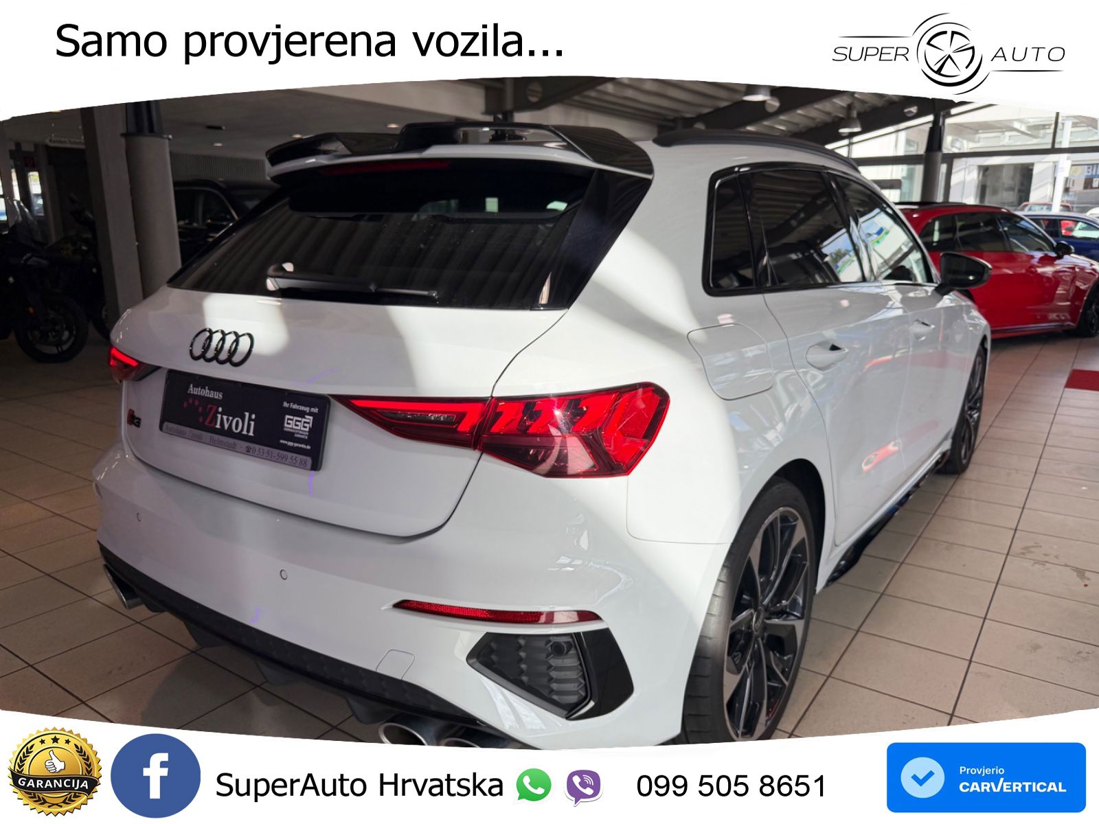 Audi S3 2.0 TFSI (310 KS) quattro S tronic LED+GR SJED+ACC