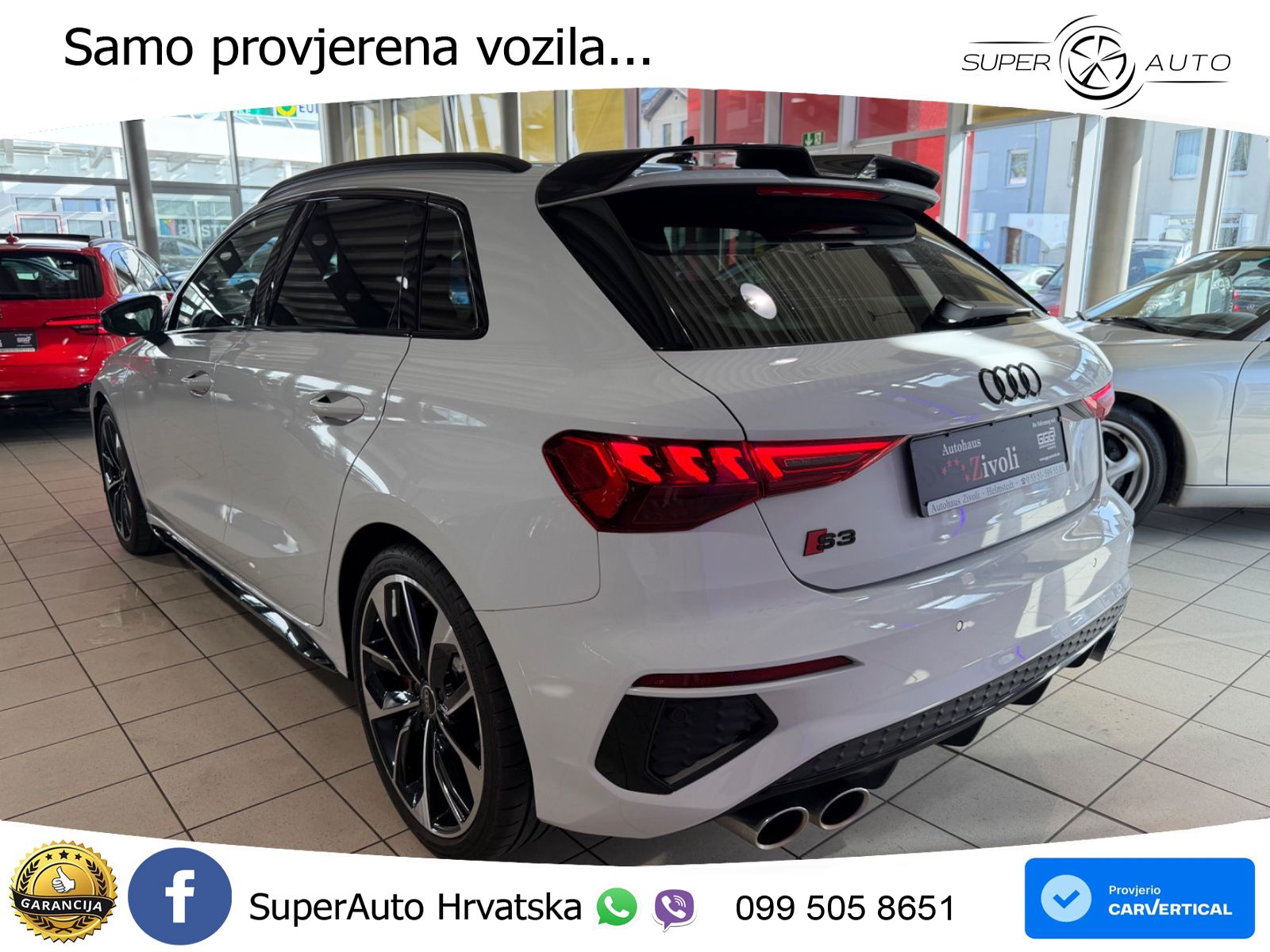 Audi S3 2.0 TFSI (310 KS) quattro S tronic LED+GR SJED+ACC