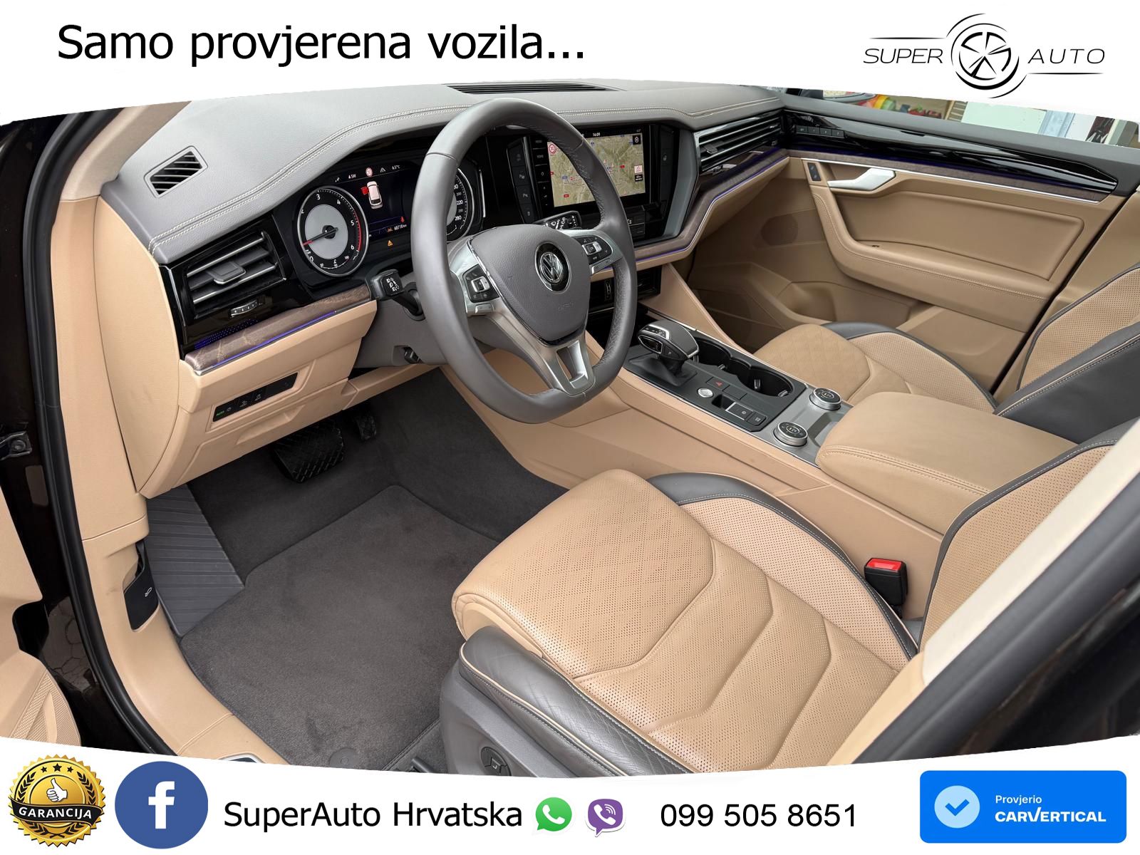 Volkswagen Touareg 3.0 V6 TDI (231 KS) 4MOTION Tiptronic R-Line ZRAČNI+ACC+GR SJED+KAM+PANO