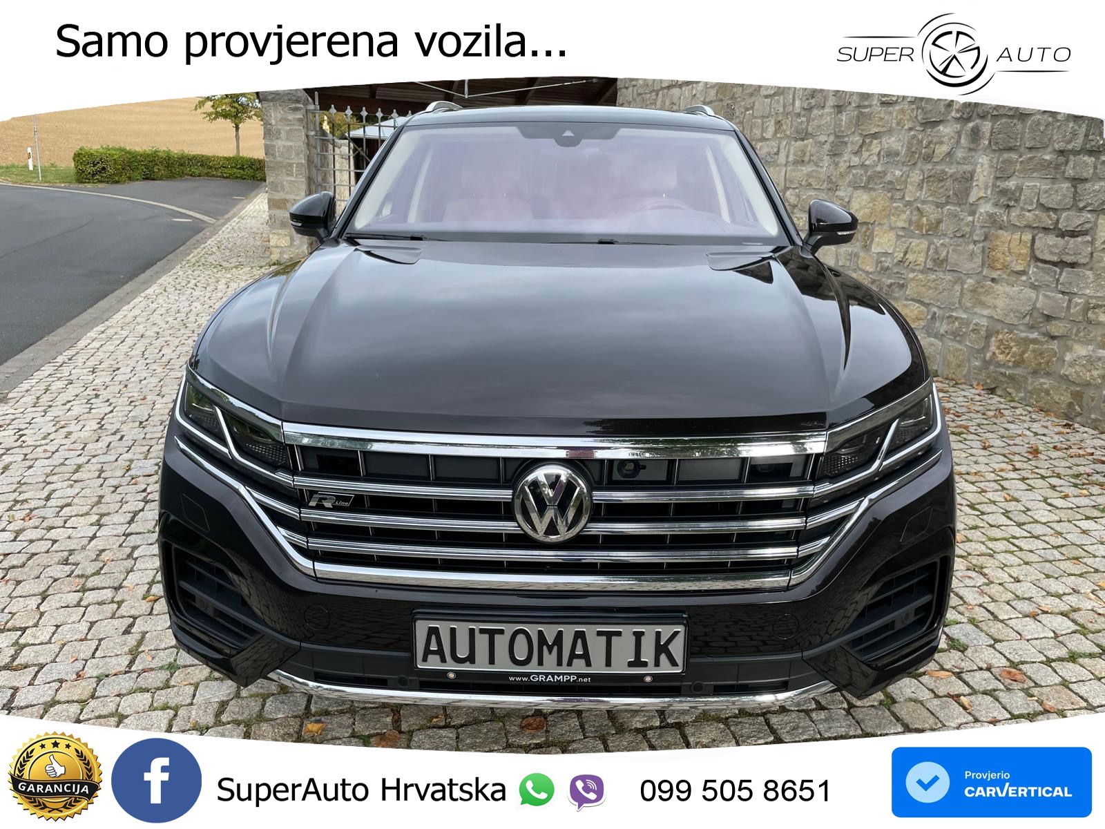 Volkswagen Touareg 3.0 V6 TDI (231 KS) 4MOTION Tiptronic R-Line ZRAČNI+ACC+GR SJED+KAM+PANO