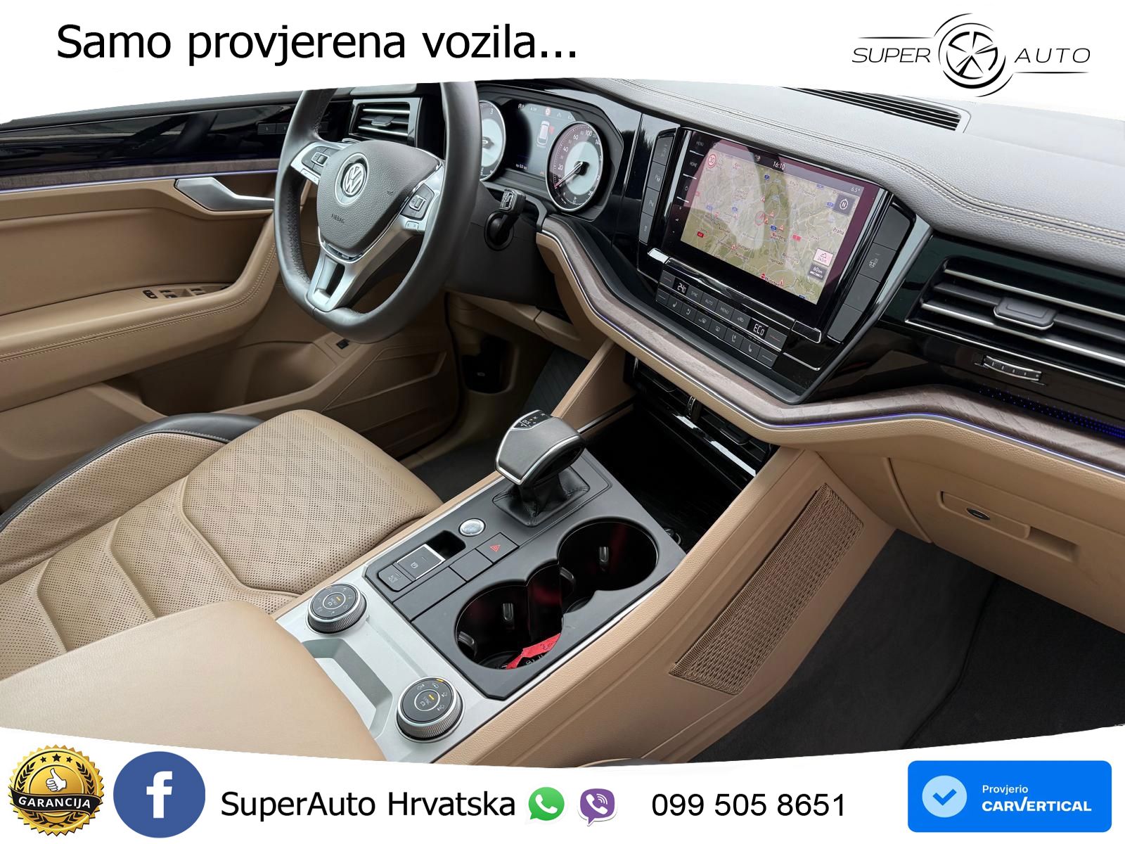 Volkswagen Touareg 3.0 V6 TDI (231 KS) 4MOTION Tiptronic R-Line ZRAČNI+ACC+GR SJED+KAM+PANO