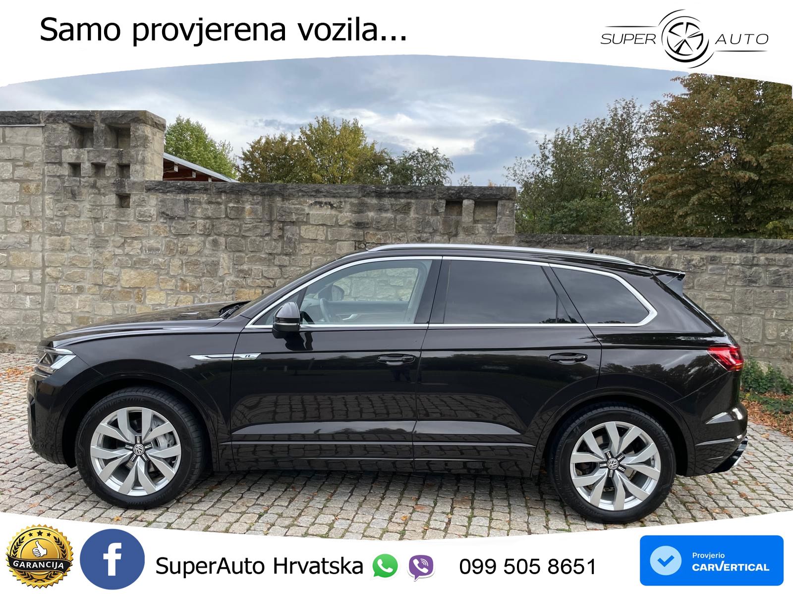 Volkswagen Touareg 3.0 V6 TDI (231 KS) 4MOTION Tiptronic R-Line ZRAČNI+ACC+GR SJED+KAM+PANO