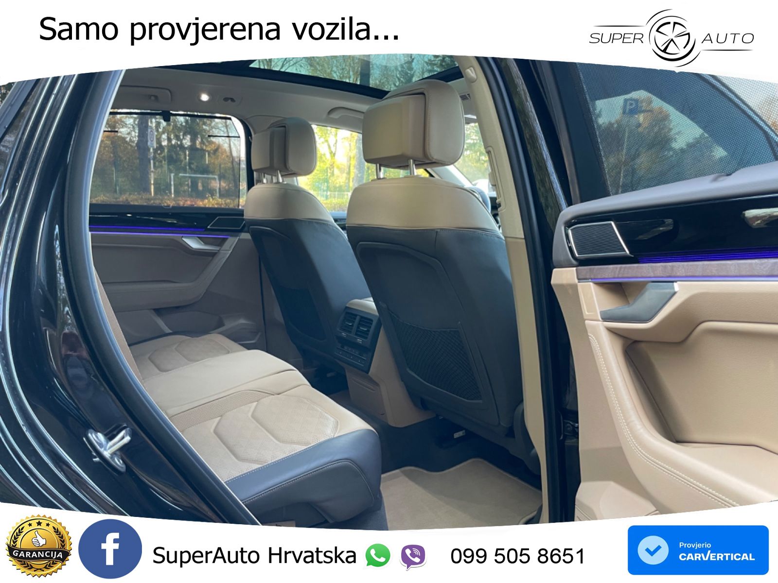 Volkswagen Touareg 3.0 V6 TDI (231 KS) 4MOTION Tiptronic R-Line ZRAČNI+ACC+GR SJED+KAM+PANO