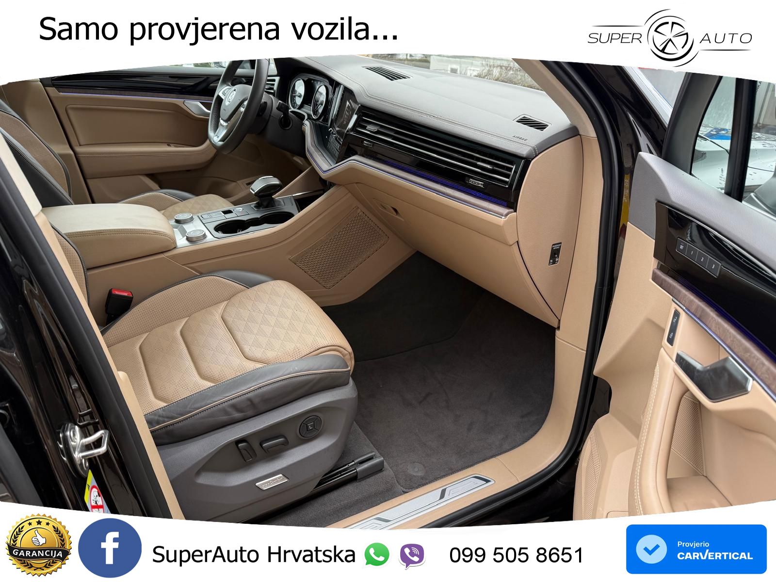Volkswagen Touareg 3.0 V6 TDI (231 KS) 4MOTION Tiptronic R-Line ZRAČNI+ACC+GR SJED+KAM+PANO
